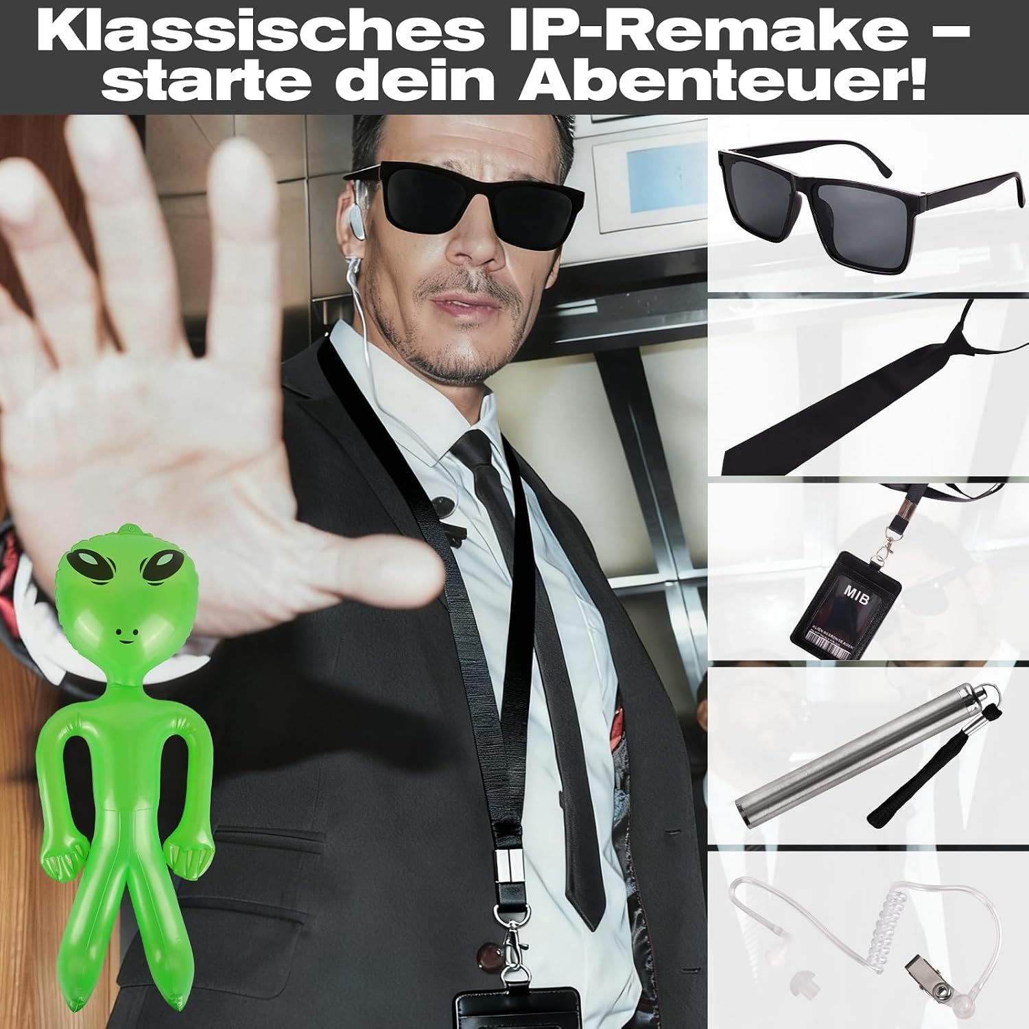 Thumbnail 6 de Zidoley Men In Black Agenten-Set 🎭