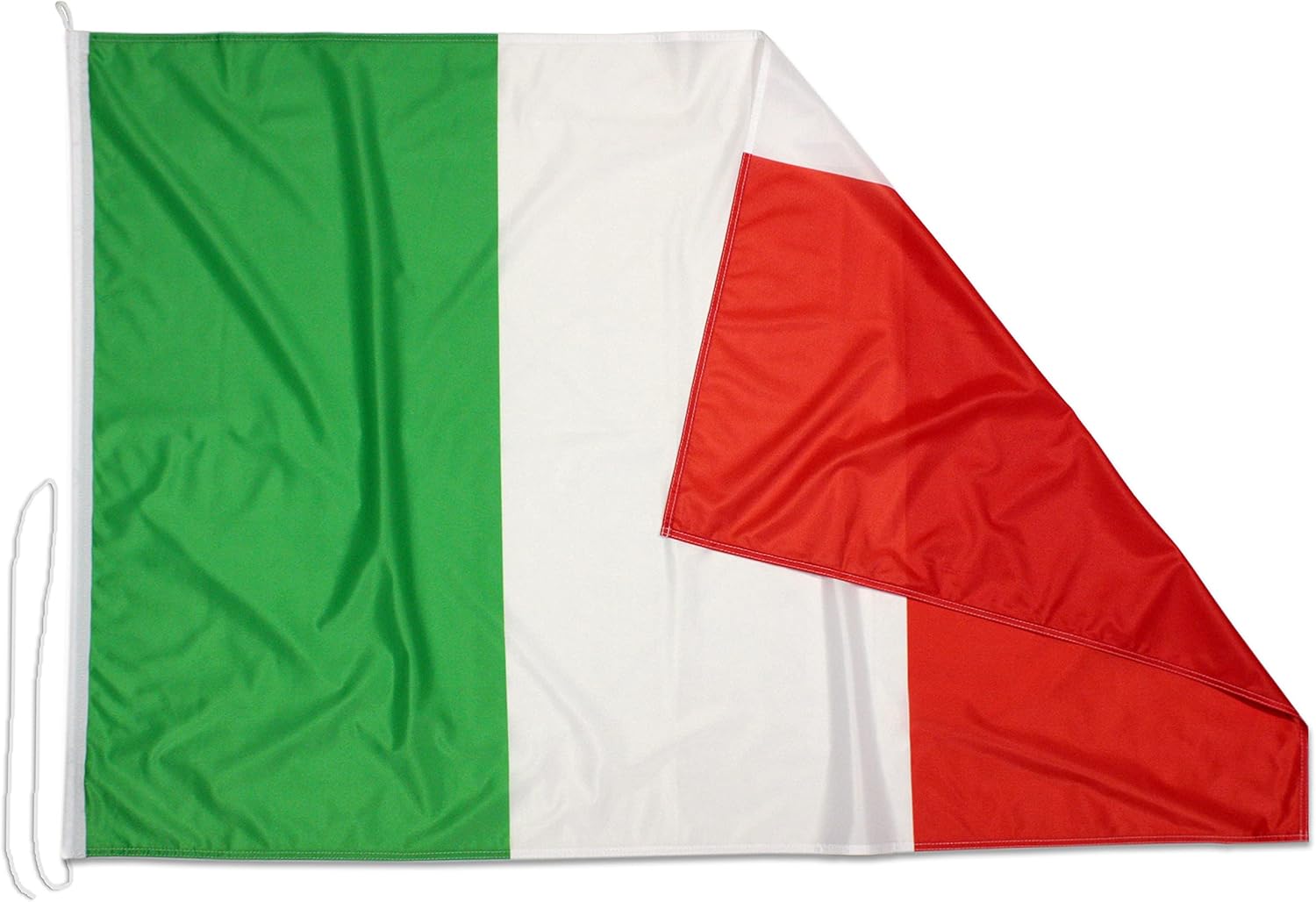 Detalle 2 de Domina Pubblicità Bandiera Italia istituzionale 225x150 cm in tessuto nautico antivento 115 g/m²