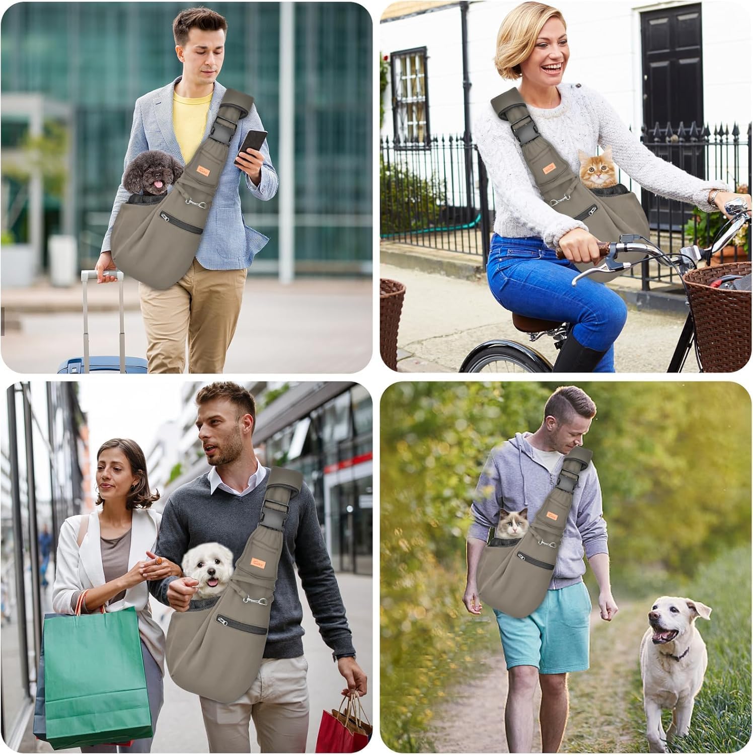 Thumbnail 6 de CUBY Puppy Carrier adjustable sling for small dogs