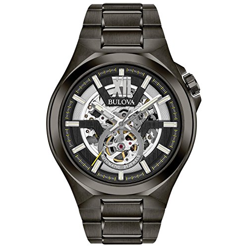 Detalle de Bulova Men Analogue Automatic Watch with Stainless Steel Strap 98A179