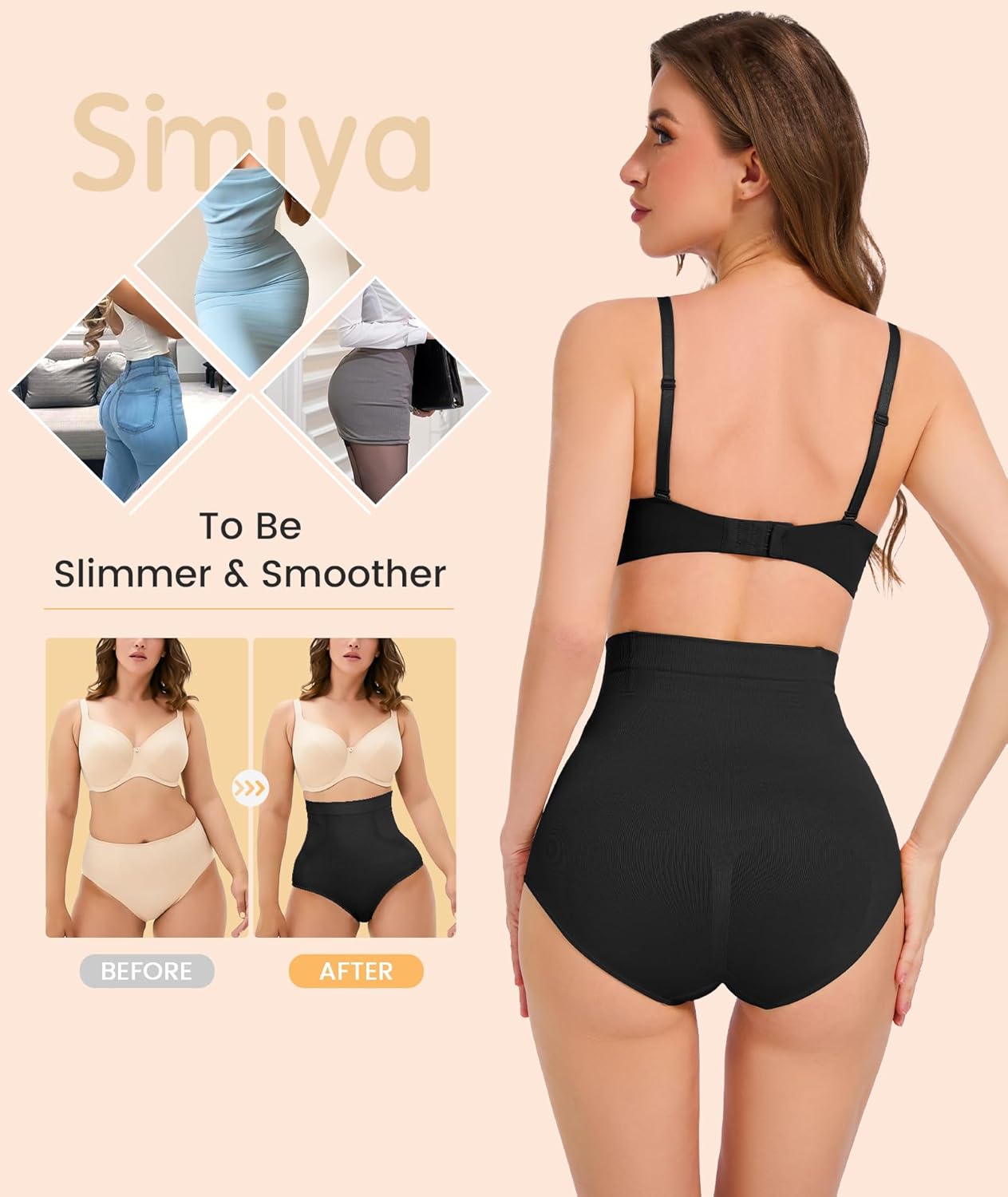Thumbnail 4 de SIMIYA tummy control knickers 3D design