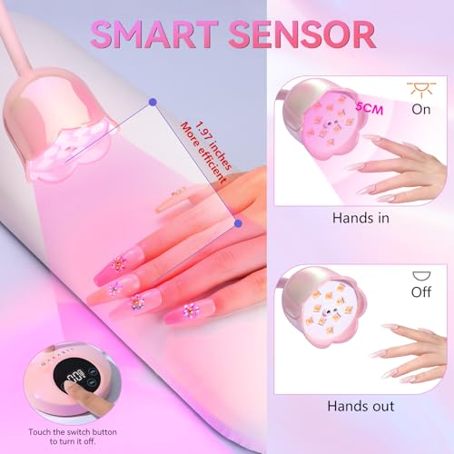 Thumbnail 4 de Makartt UV Nail Lamp Rechargeable 4-timer โณ๐
