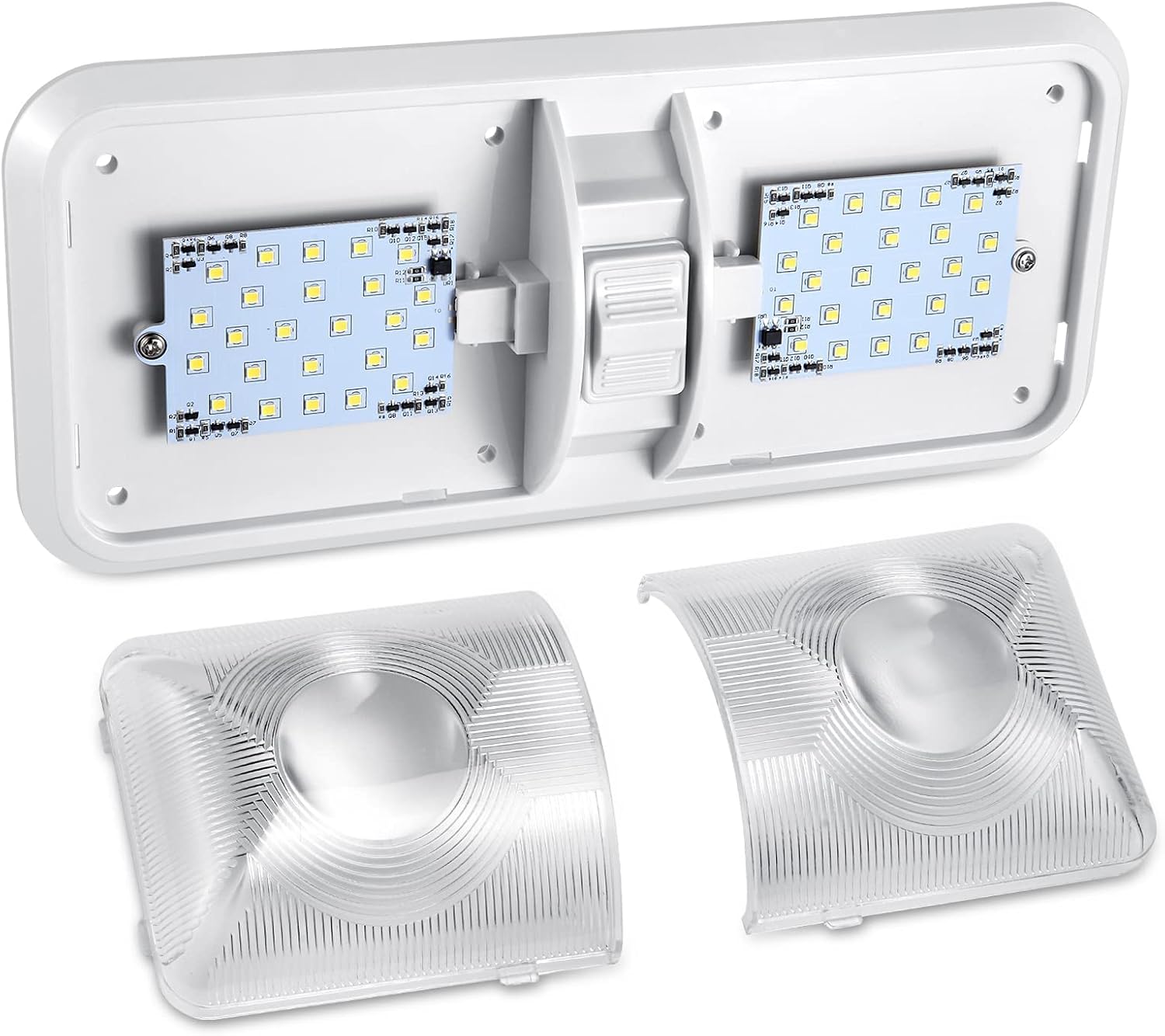 Detalle 2 de KONPWAY A-1 12V LED RV Lights, 8W, 600LM, 4000–4500K, 5-Pack