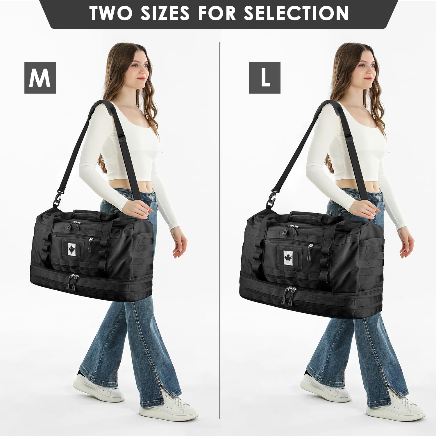 Thumbnail 5 de ETRONIK 52L Tactical Duffle Bag with Shoe Compartment and MOLLE Webbing