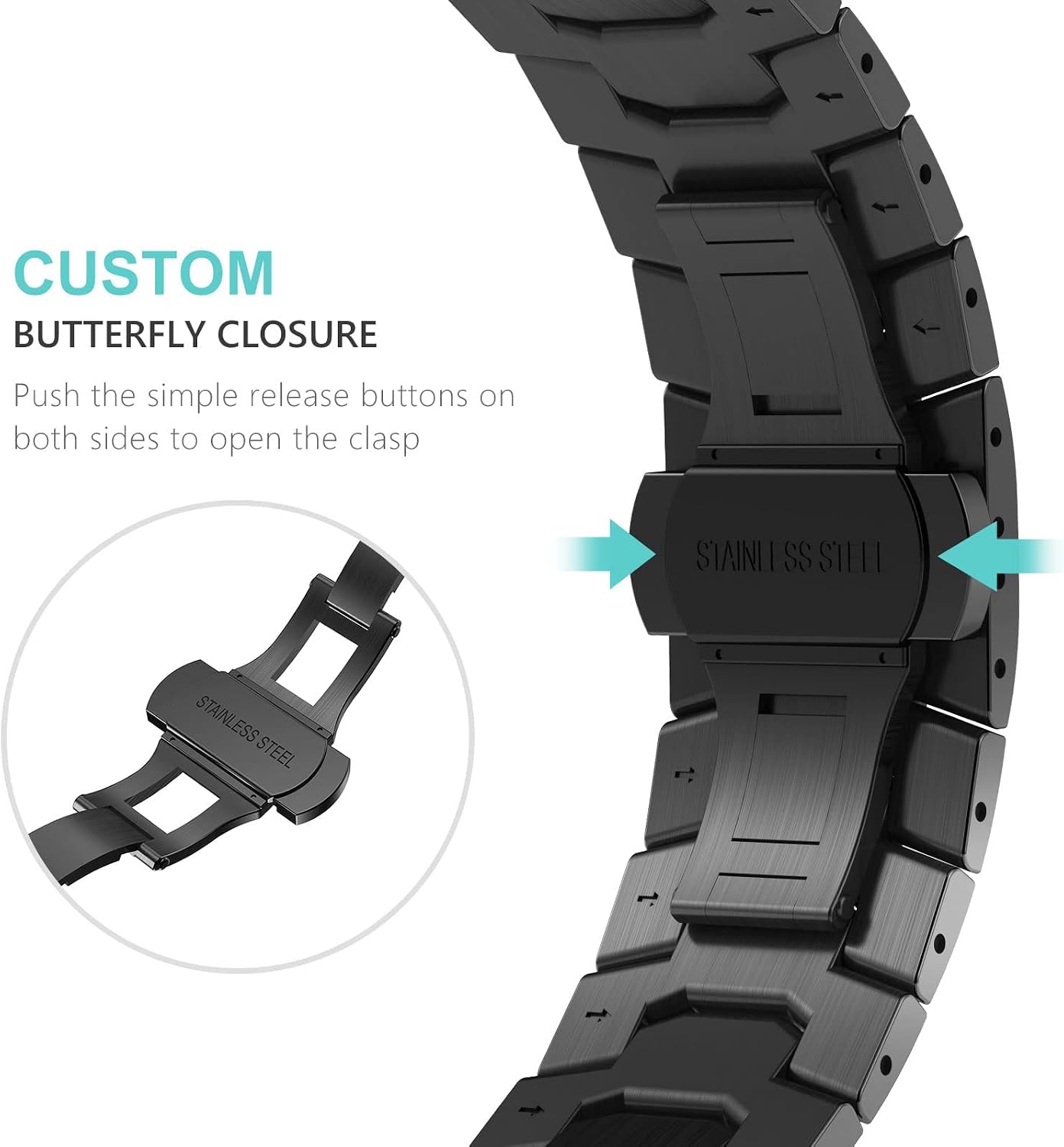 Detalle 2 de Fullife Titan Ersatzband für 49 mm Apple Watch