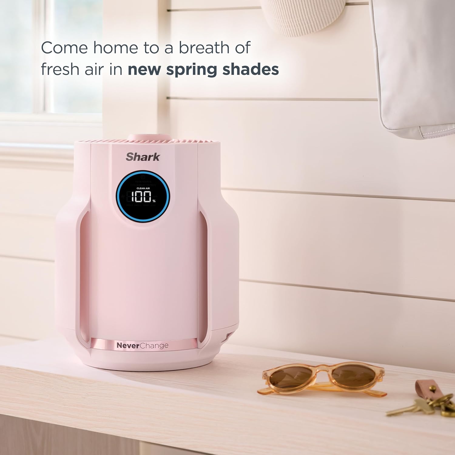 Detalle 1 de Shark HP072CPK NeverChange Compact Pro Air Purifier with Real-Time Air Quality Monitor