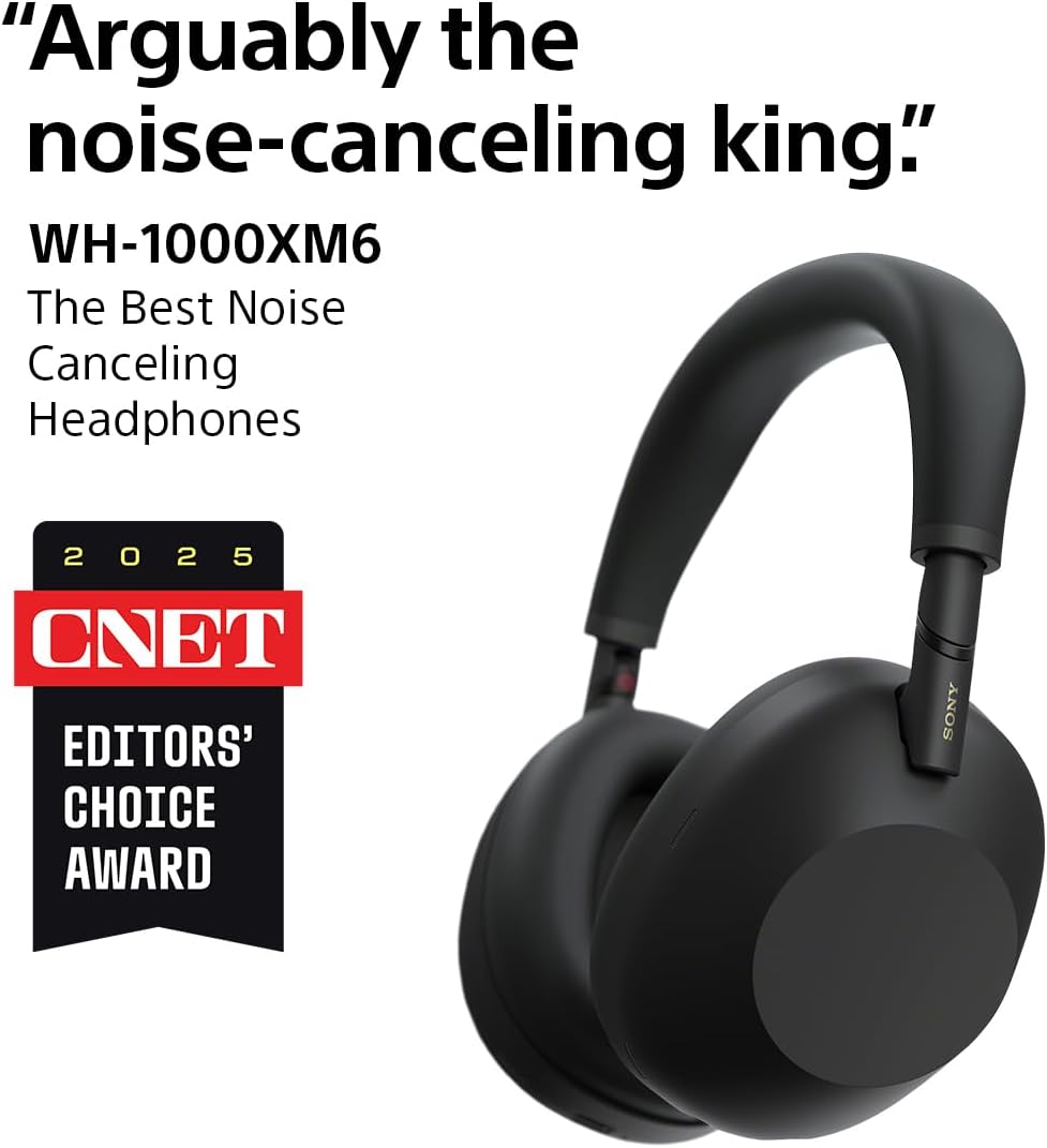 Thumbnail 4 de Sony wireless headphones WH-1000XM6