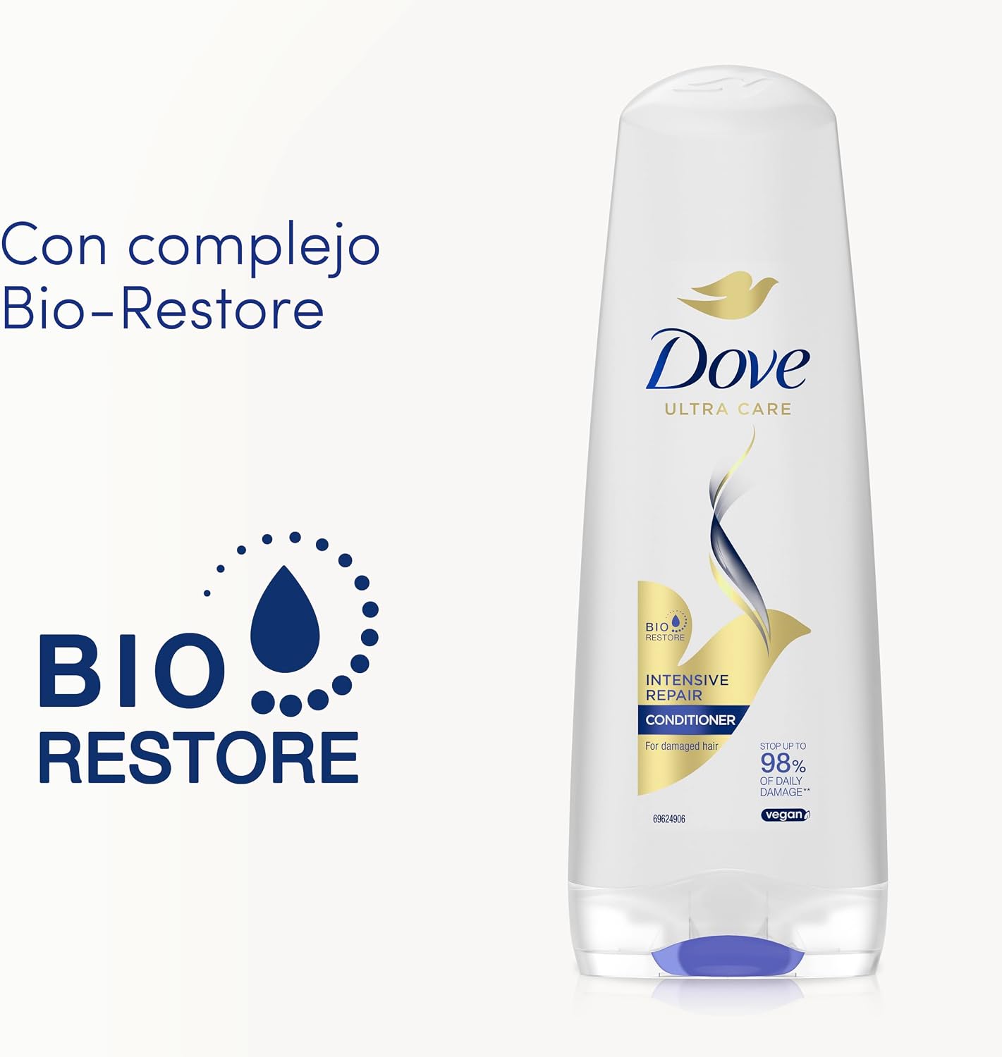 Detalle 2 de Dove Ultra Care Intensive Repair 3 x 200 ml
