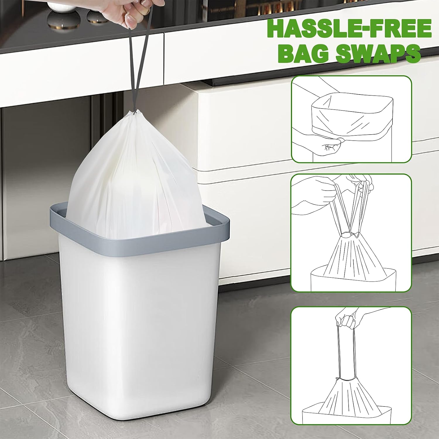 Thumbnail 5 de Yolaist Bin Bags 30L 45-Pack