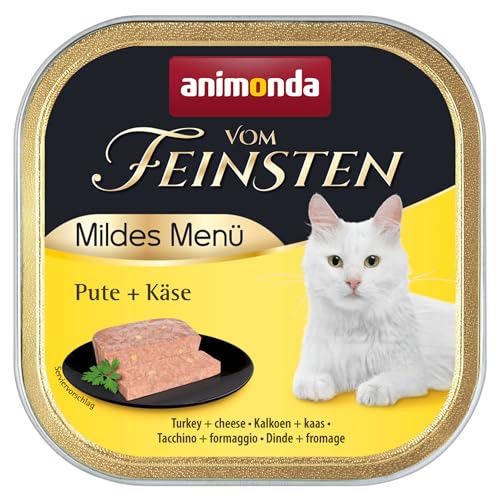 Detalle 2 de animonda Vom Feinsten Mildes Menü Milde Vielfalt Katzenfutter – 32 x 100 g