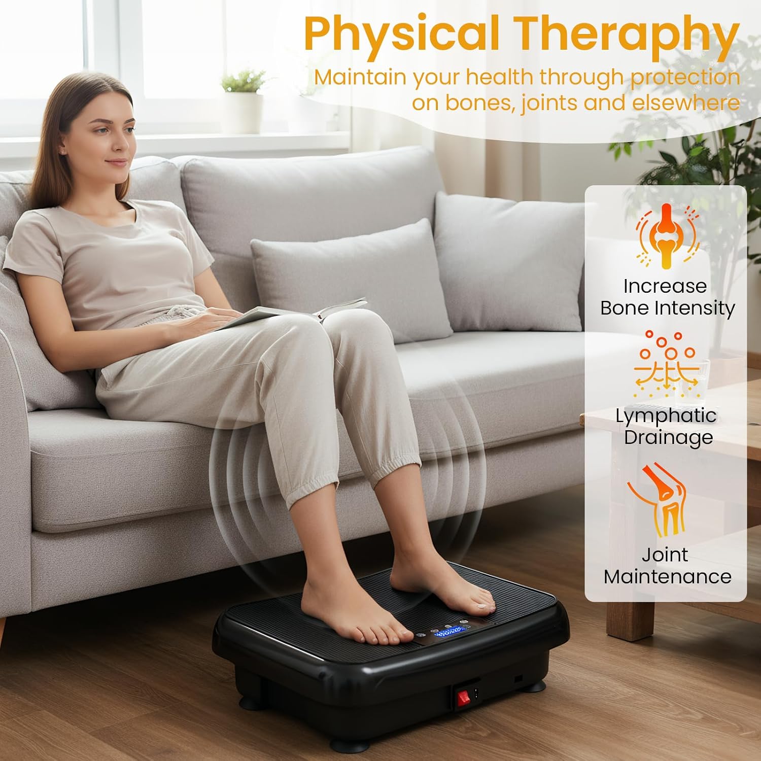Thumbnail 6 de TISSCARE Vibration Plate: Full‑Body Home Workout Platform for Weight Loss and Lymphatic Drainage