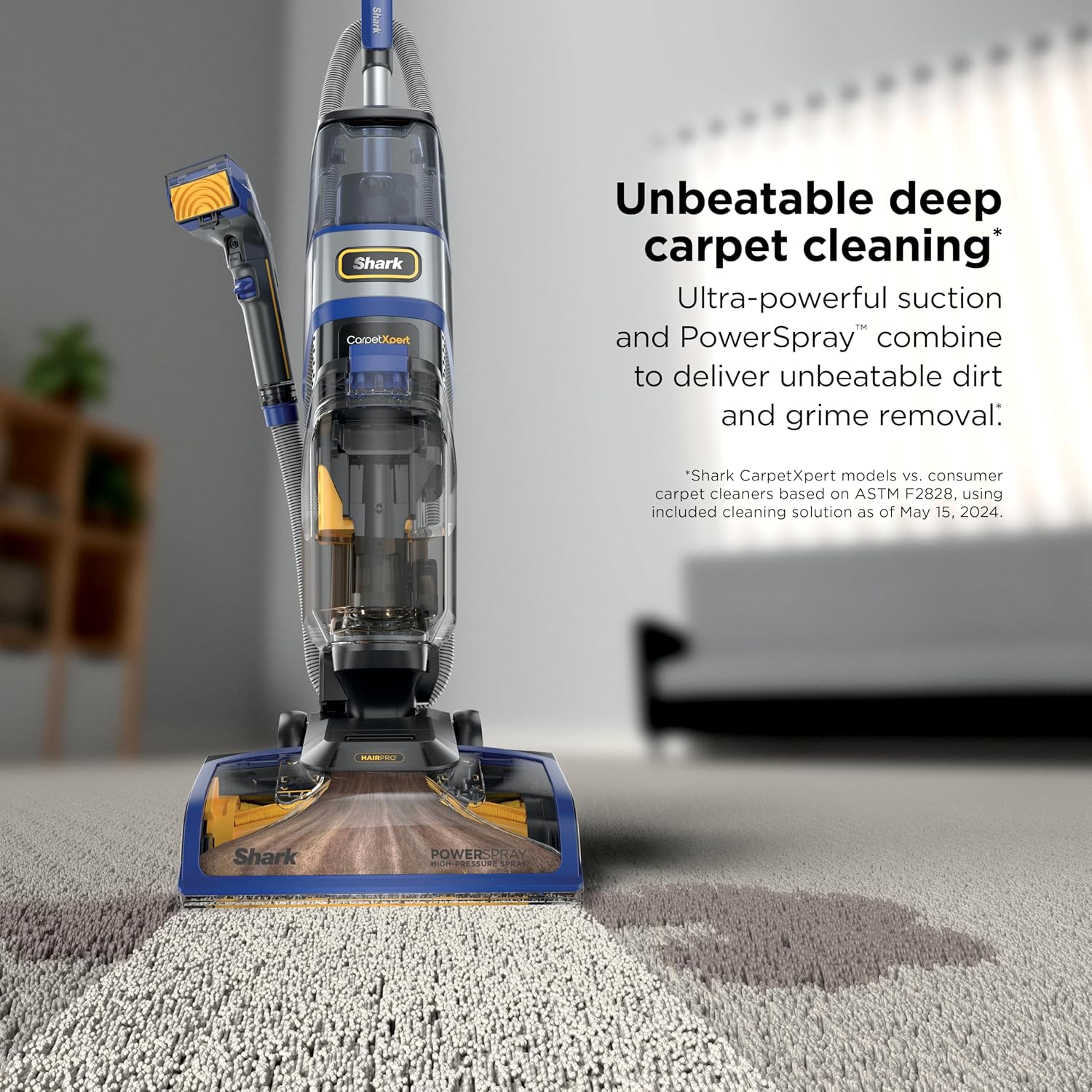 Detalle 2 de Shark CarpetXpert HairPro Upright Cleaner with 2 Tools ⚙