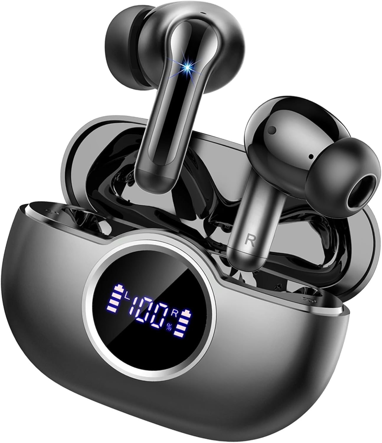 Thumbnail 5 de Rinsmola Wireless Earbuds: 2025 Bluetooth 5.4 in‑Ear Headphones with ENC Mics, Deep Bass & 36H Playtime