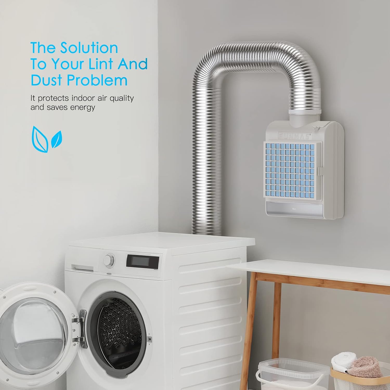 Thumbnail 6 de FUNMAS Indoor Dryer Vent with Stainless Steel Screen