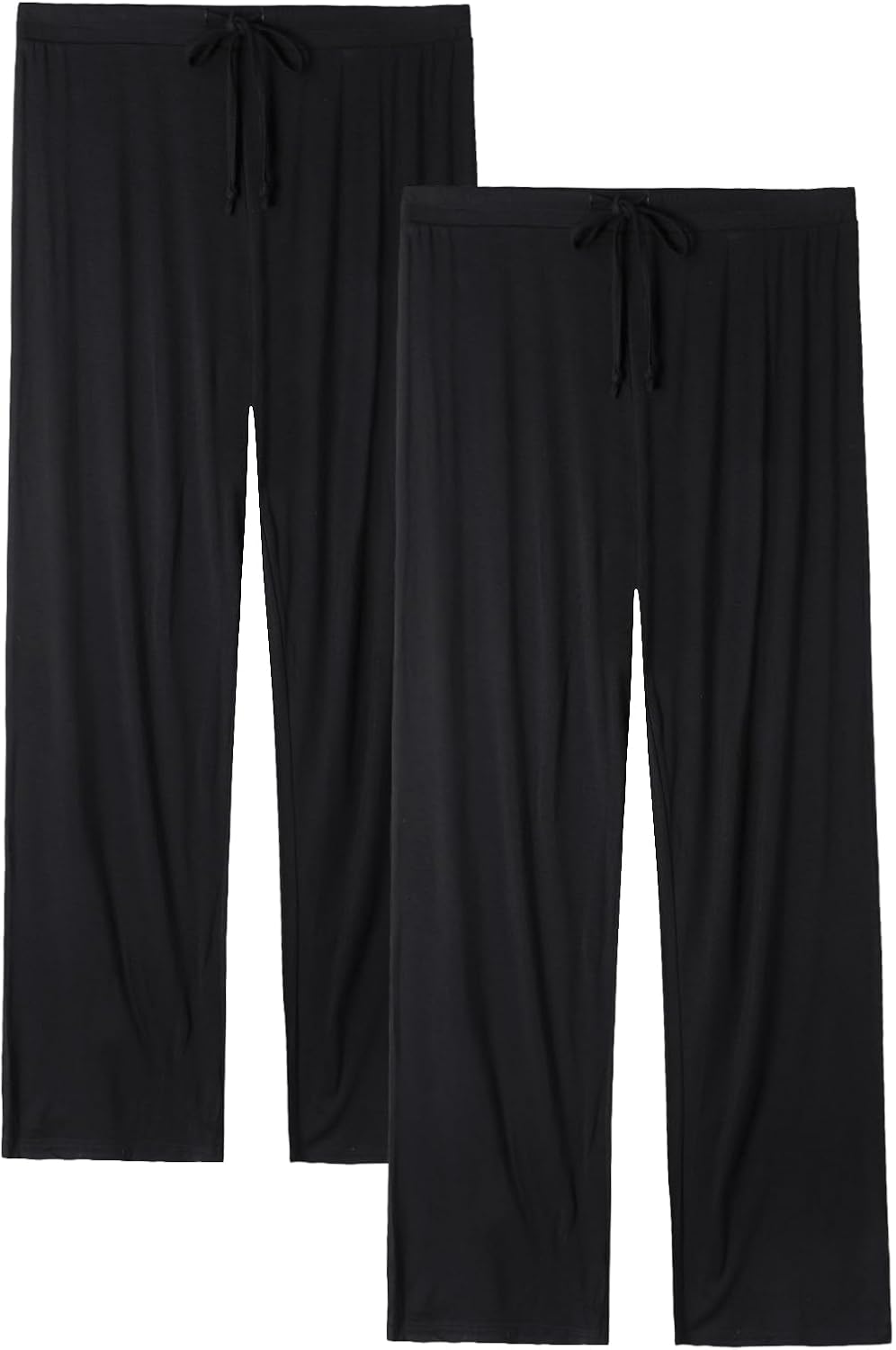 Detalle de Komfokore Freizeithose Damen Lounge-Hose aus Modal mit Kordelzug und Taschen (Schlafanzughose)