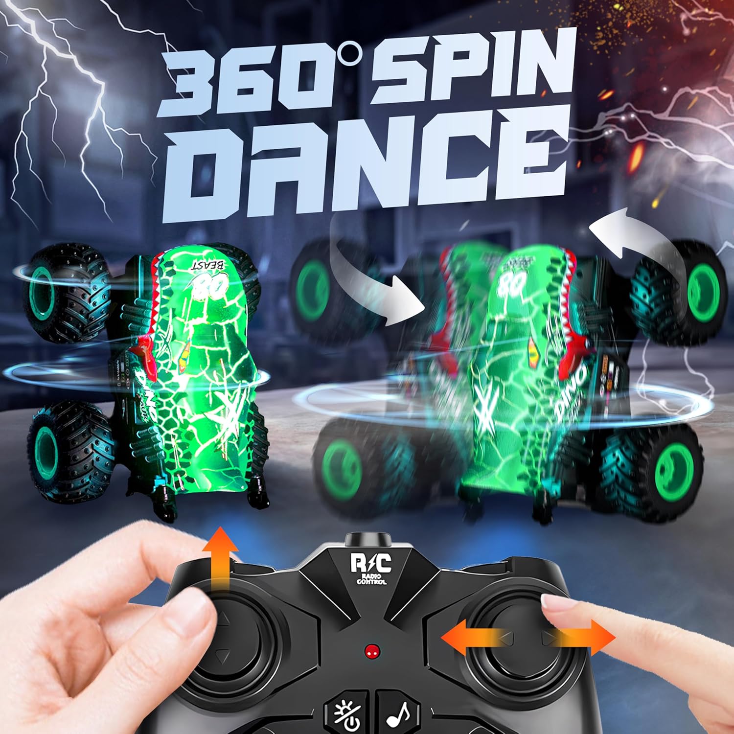 Detalle de BEZGAR Remote Control Monster Truck 1:20