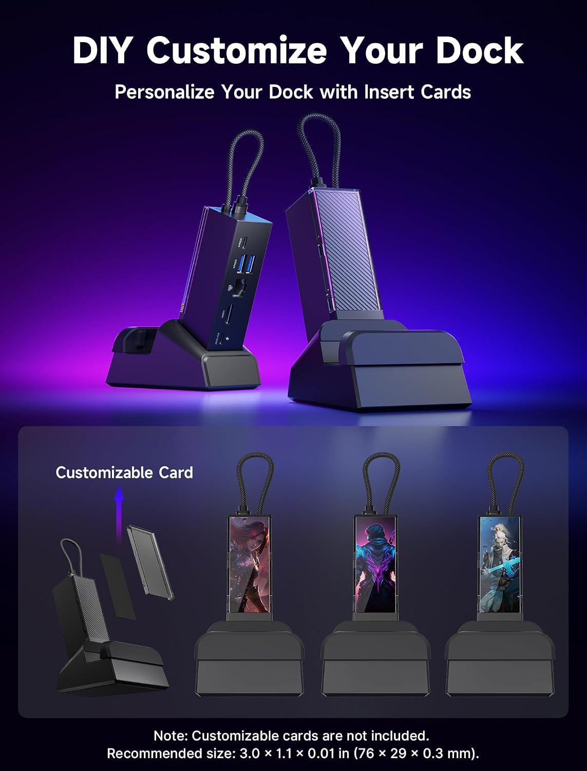 Thumbnail 5 de JSAUX HB0609 6-in-1 Dock for ROG Ally X