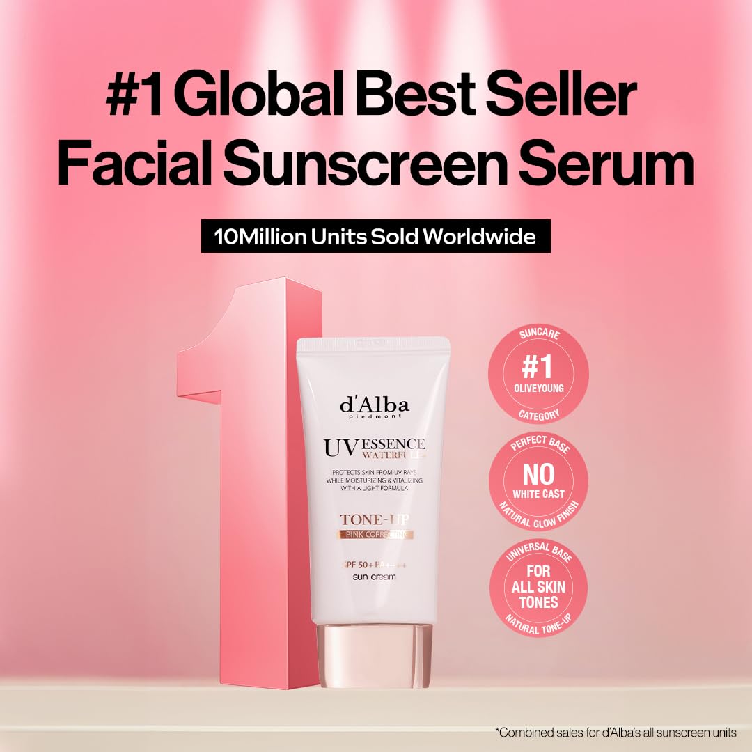 Thumbnail 1 de d'alba Piedmont Waterfull Tone-Up Sunscreen Serum, SPF 50+, 2-Pack