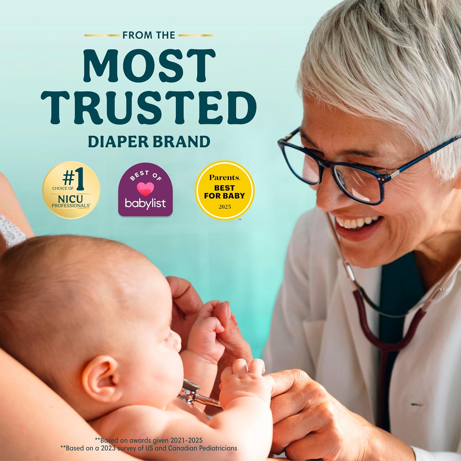 Thumbnail 4 de Pampers Swaddlers Newborn Diapers, Size Newborn (10 lbs), 84 Count — Fragrance Free, Hypoallergenic
