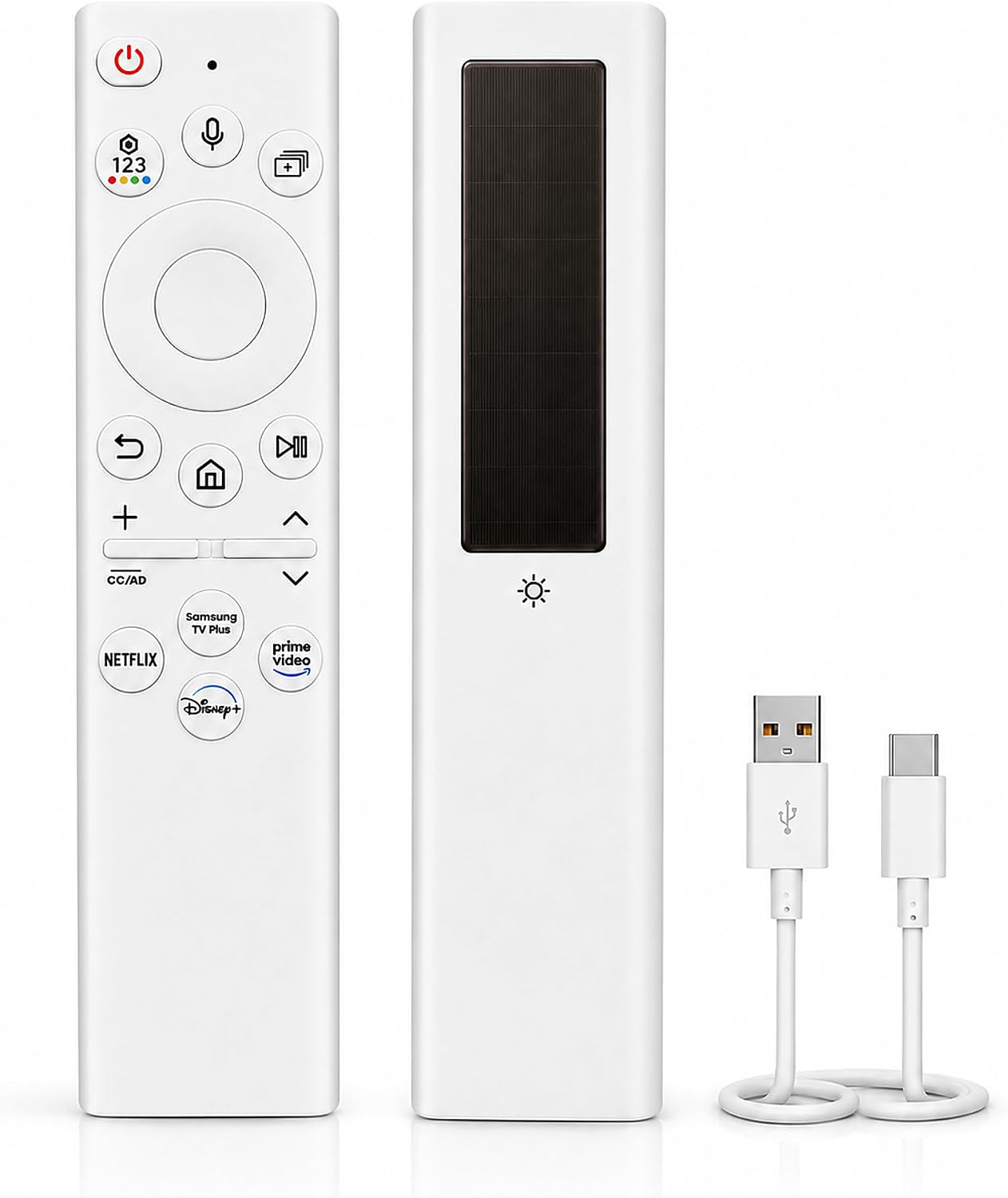 Detalle de Gmatrix for Samsung Voice Remote Control for Frame TVs, Solar and USB-C