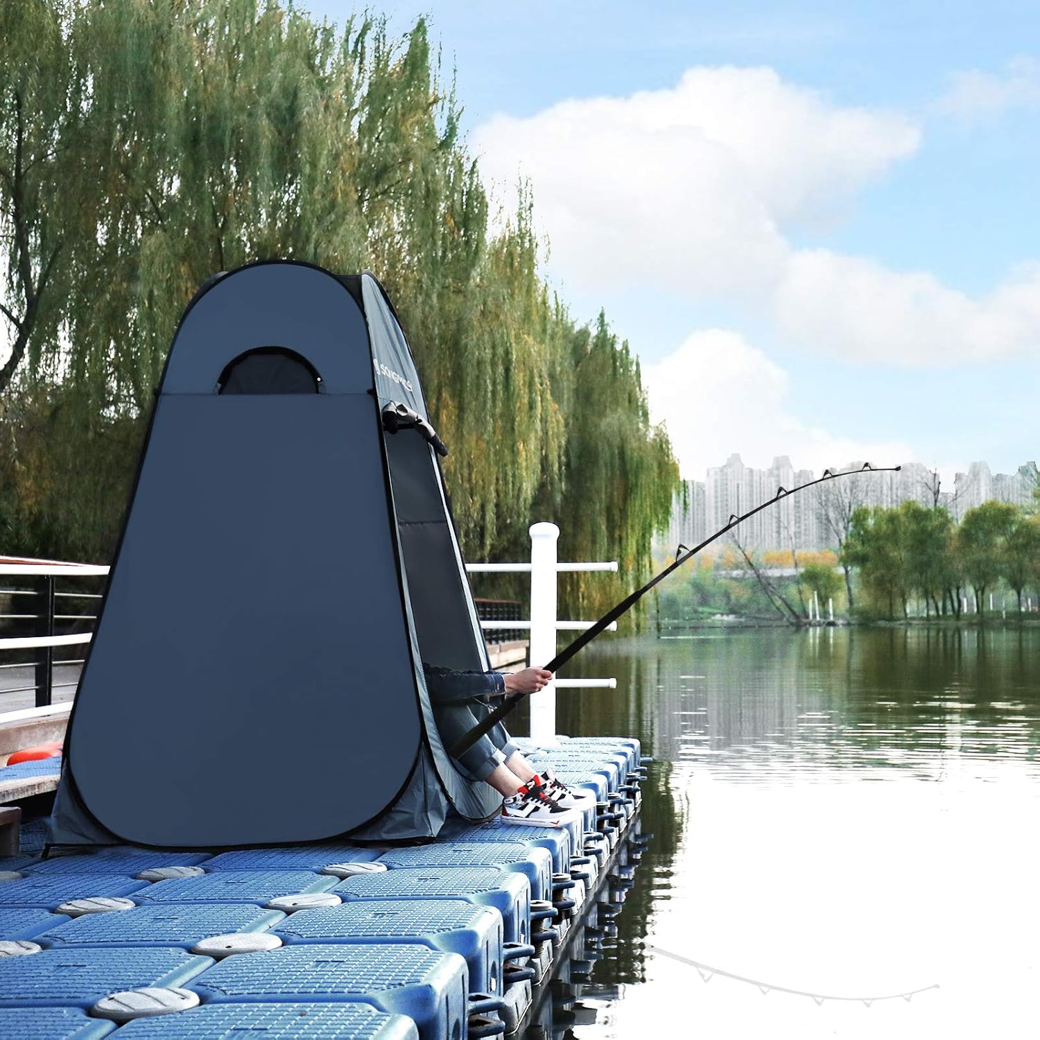 Detalle 2 de Portable pop up privacy tent 10s pop
