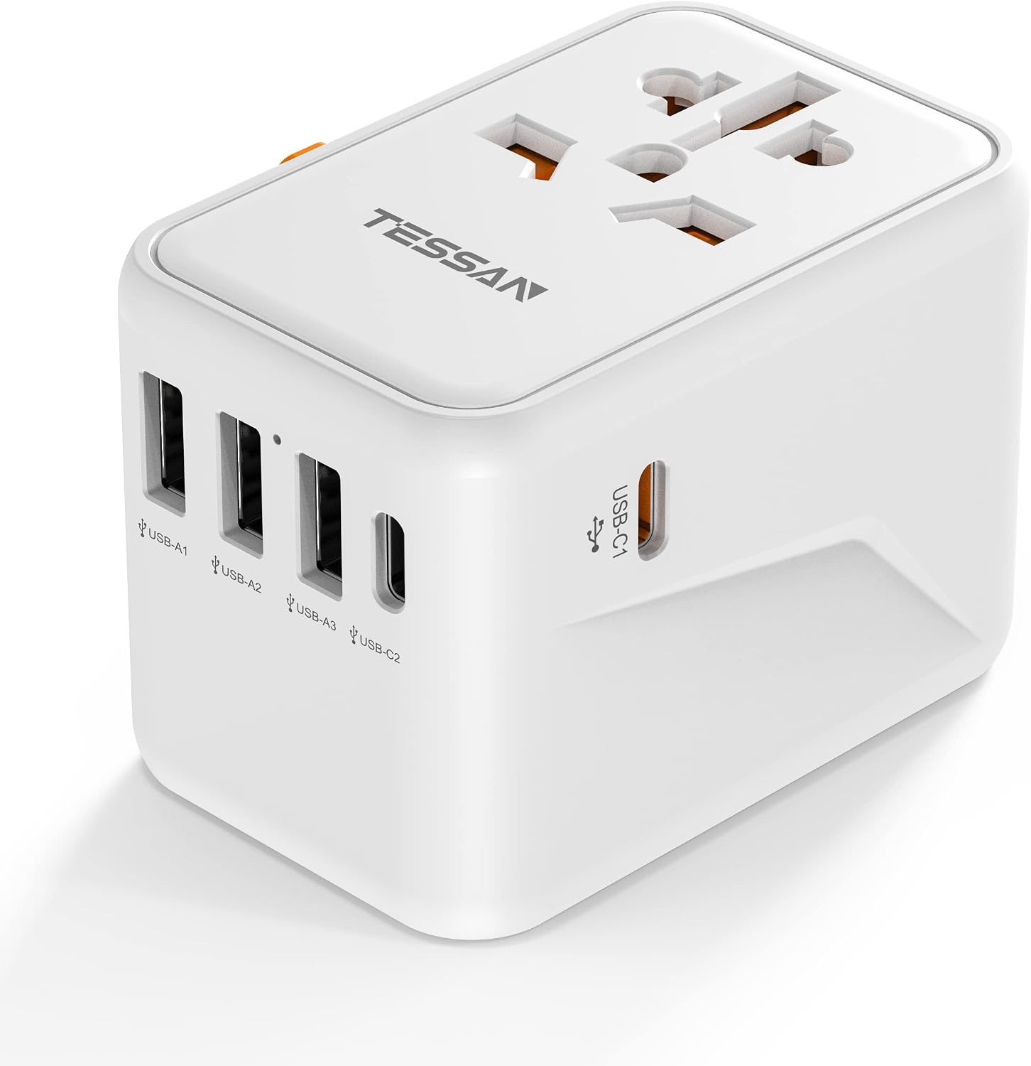 Thumbnail 6 de TESSAN Universal Travel Adapter 140W with USB-C ports ๐