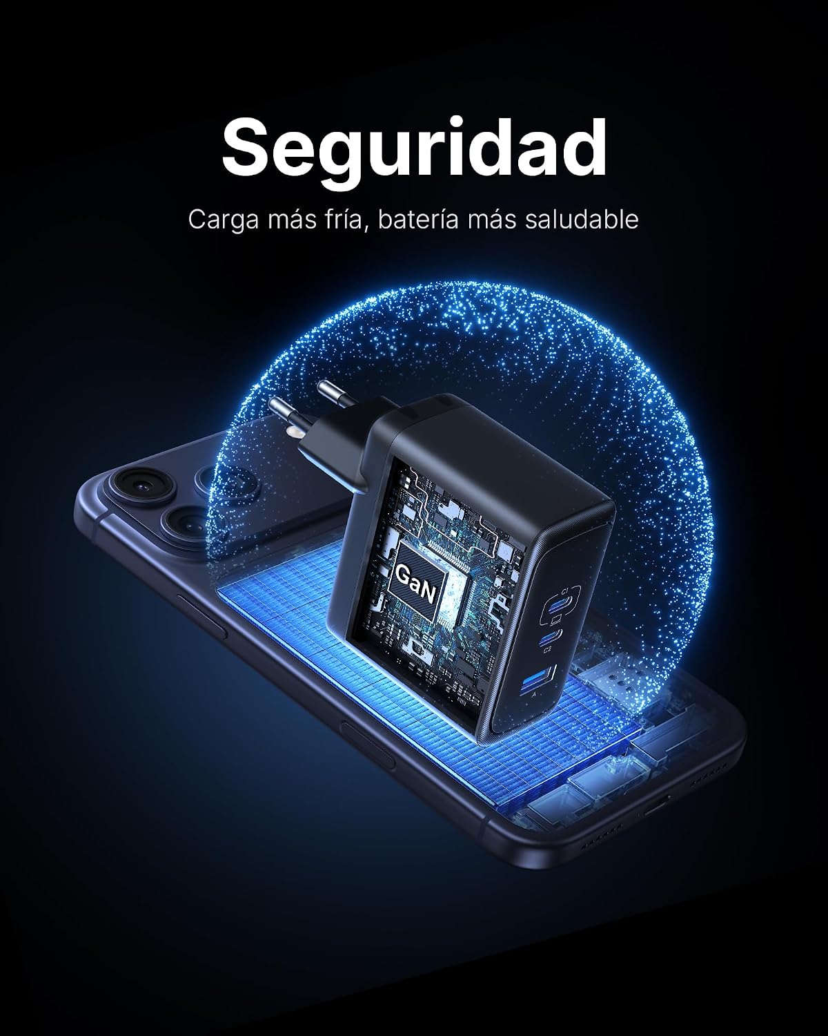Thumbnail 6 de INIU 100W Cargador USB C ⚡ Carga Rápida para MacBook y Galaxy