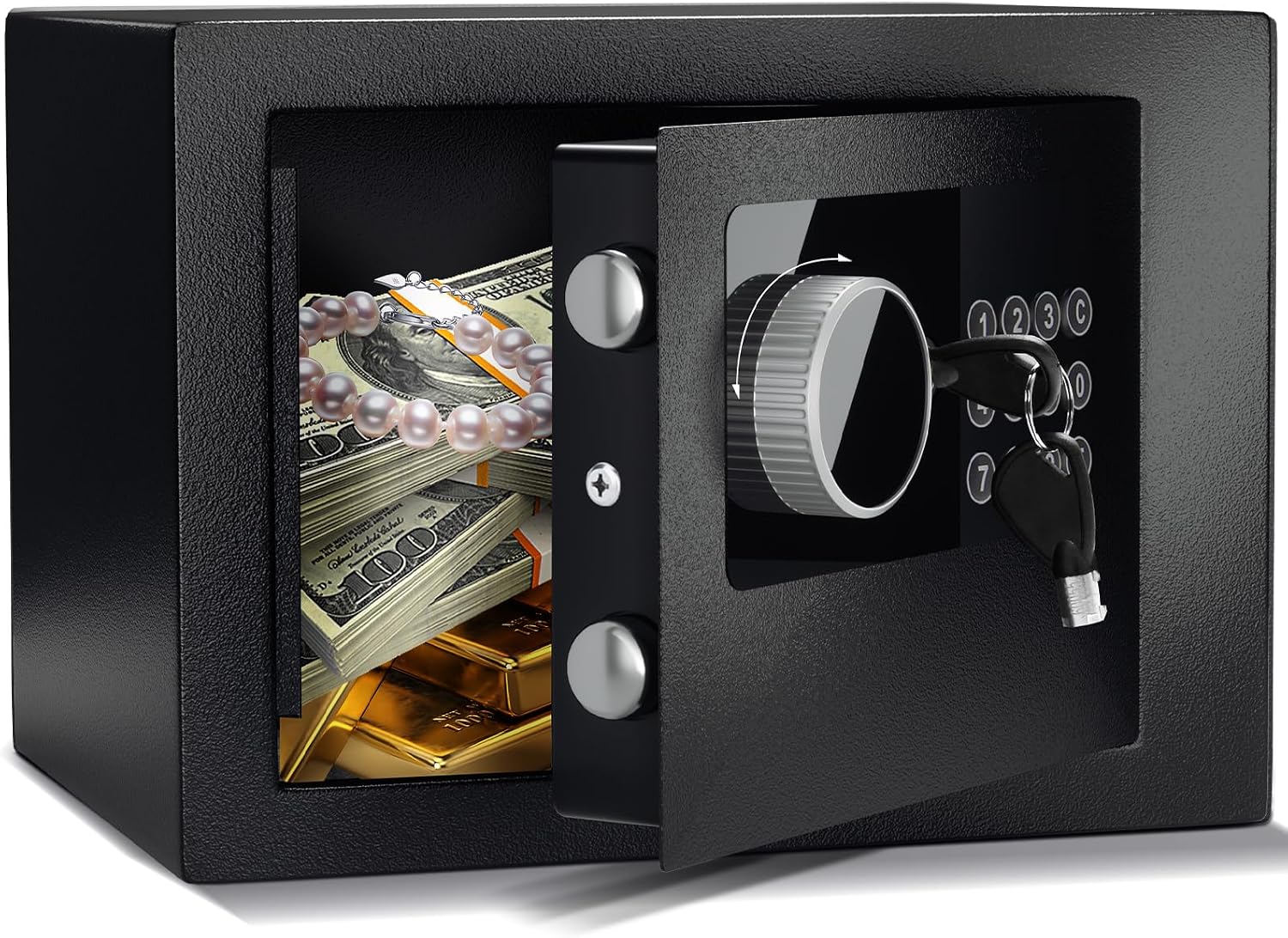 Detalle de Digital Electronic Cash Money Safe Box 6.6L