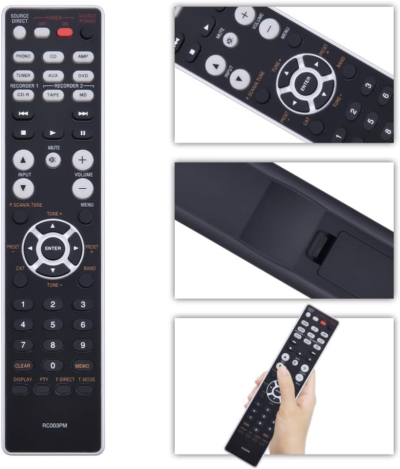 Detalle 2 de TCNOUMT RC003PM Replacement Remote for Marantz PM Series Amplifiers
