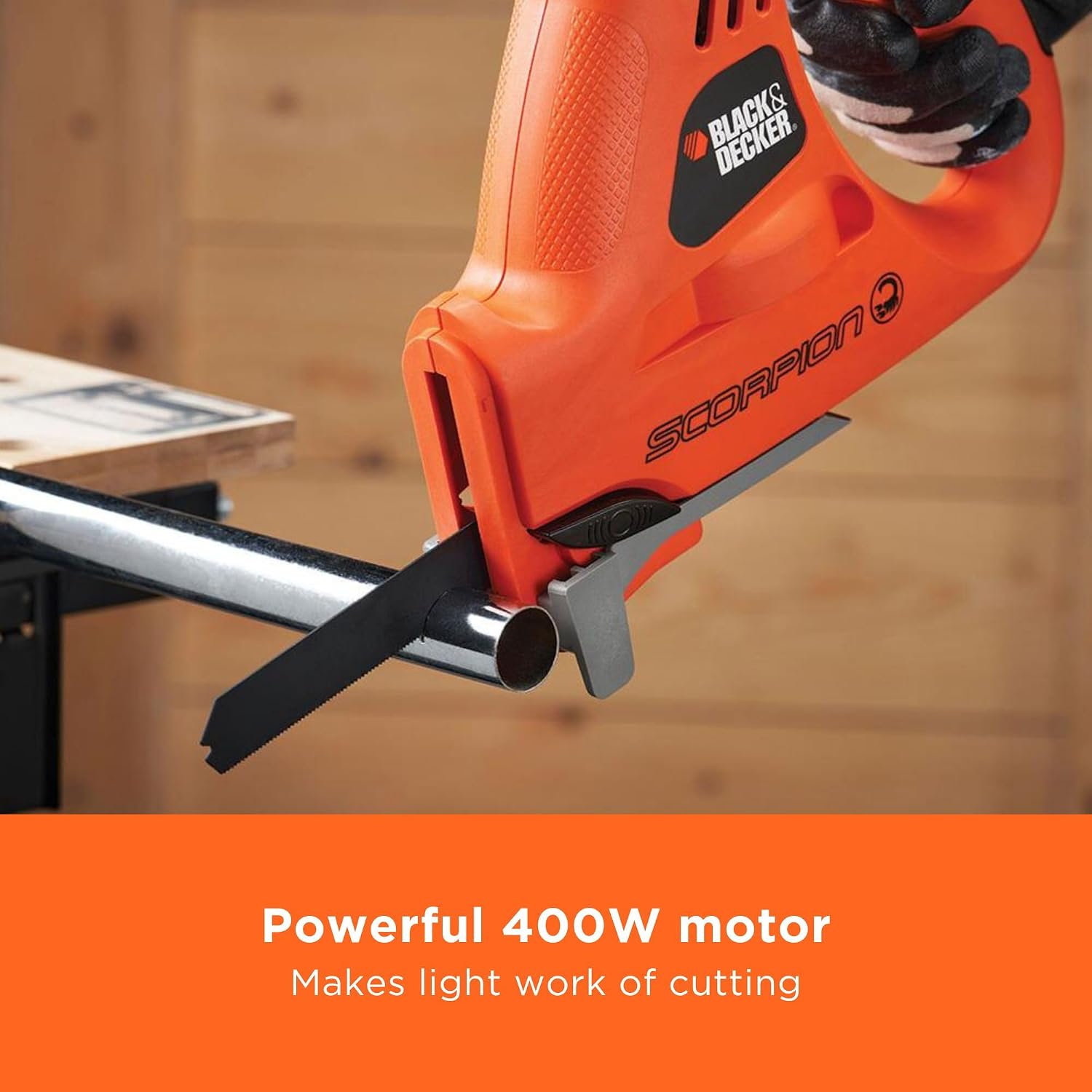 Thumbnail 4 de BLACK+DECKER 400W Scorpion Powered Handsaw KS890ECN-GB