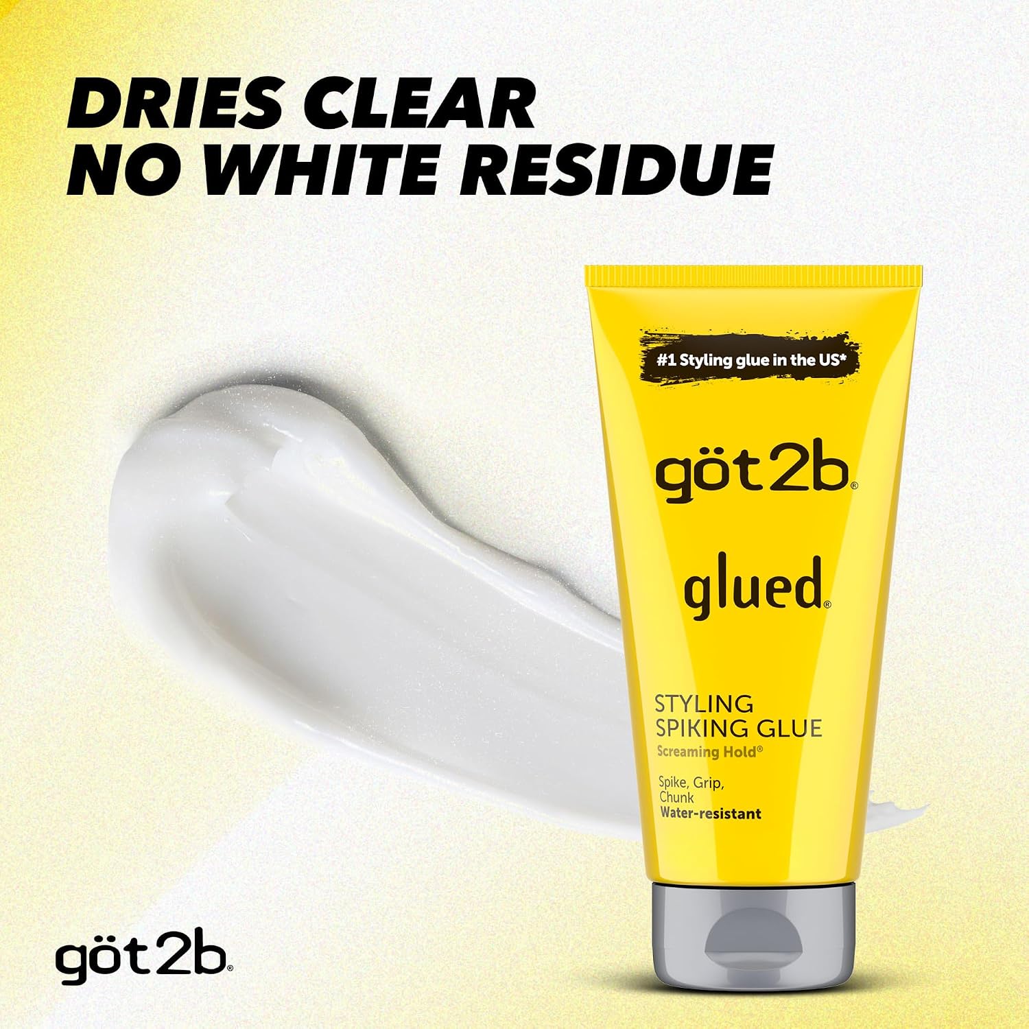 Thumbnail 4 de Got2B MELARQT Glued Styling Spiking Hair Gel, Water-Resistant Hold