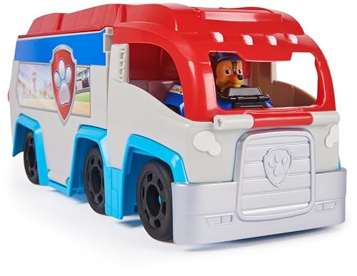 Thumbnail 7 de Paw Patrol Pup Squad Paw Patroller transformable con figura de Chase y vehículo de carreras (pack, +3 años)