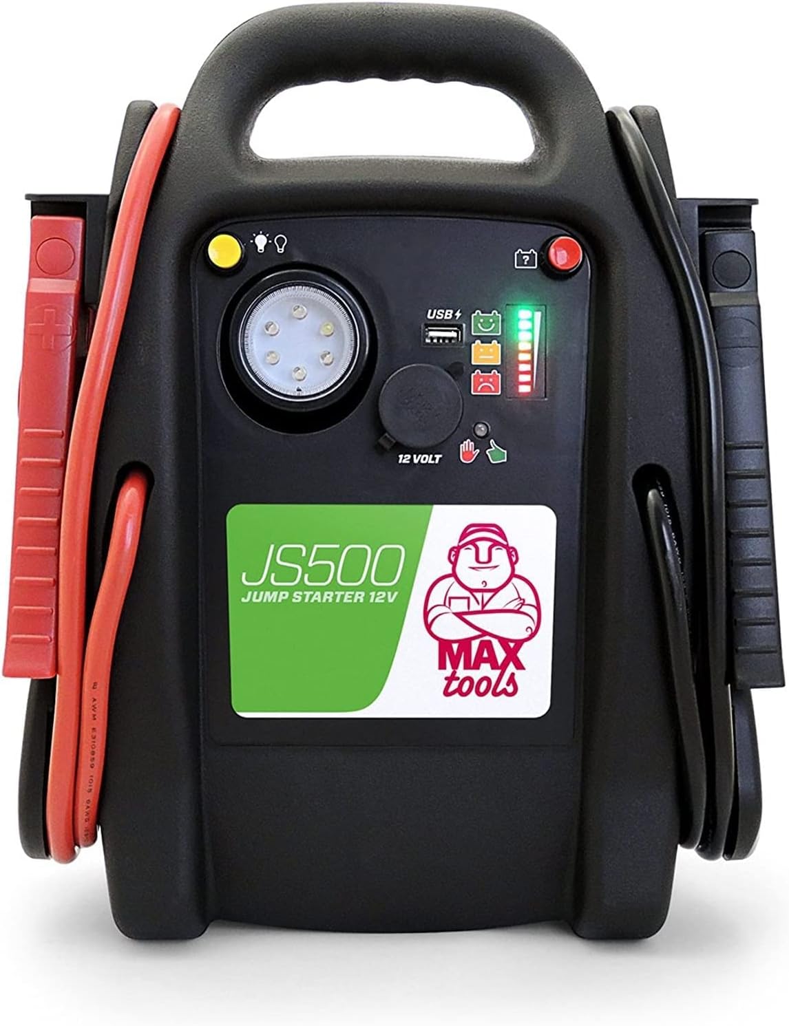 Detalle de MAXTOOLS JS500 2200A Arrancador de emergencia para coches
