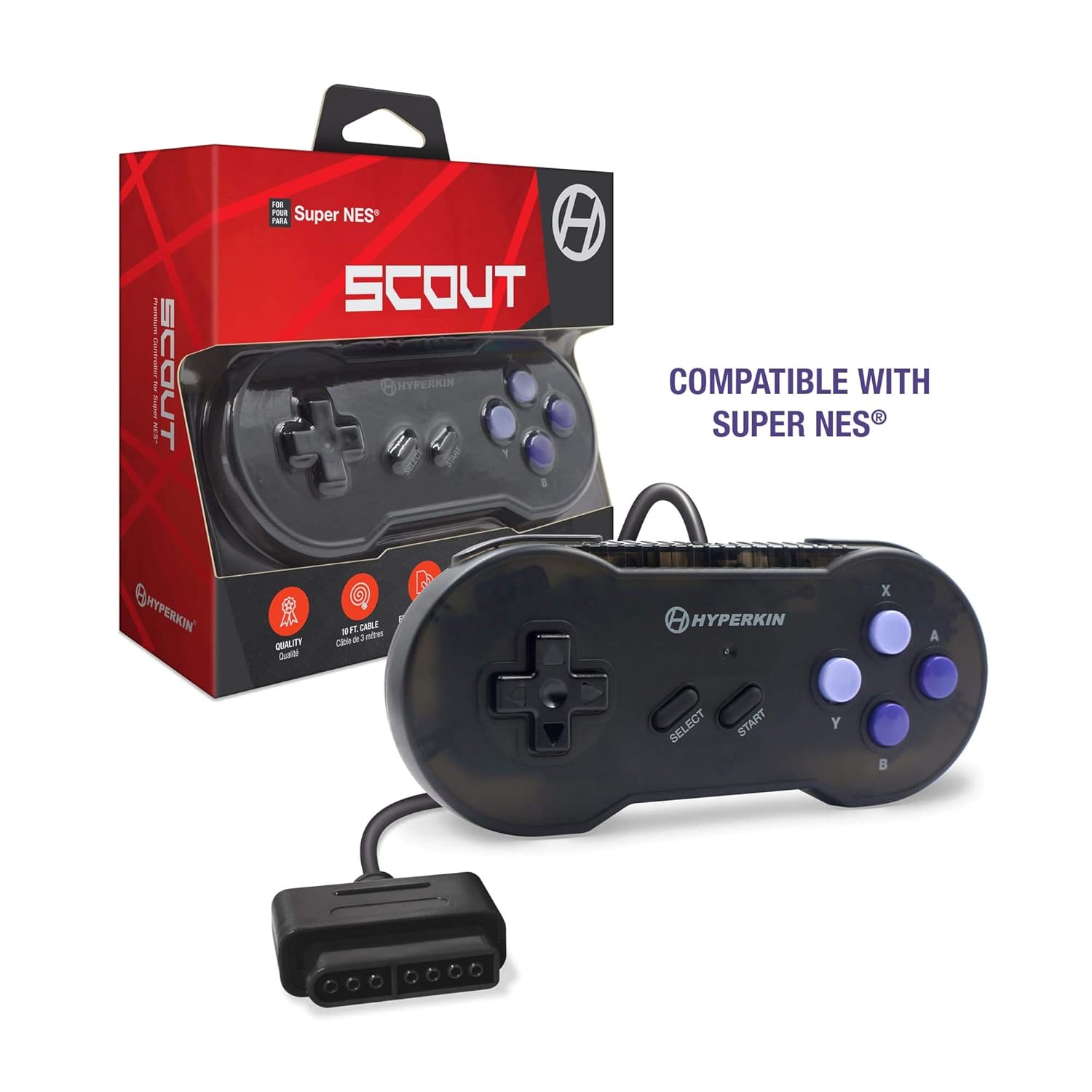Detalle 2 de Hyperkin Scout Premium Wired SNES Controller