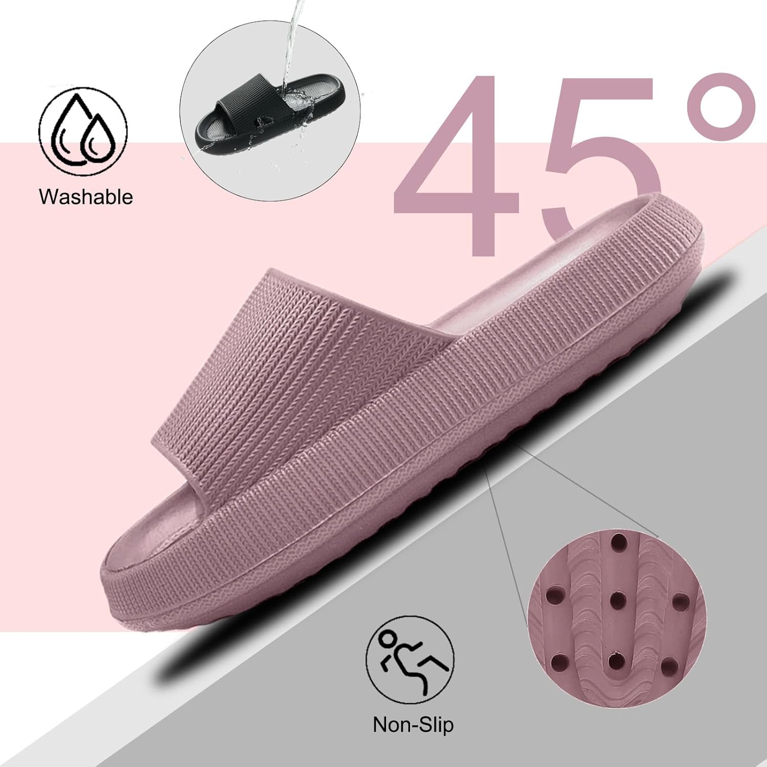 Thumbnail 5 de Donpapa Badeschuhe Damen Herren – Weiche, rutschfeste Badeschlappen aus EVA