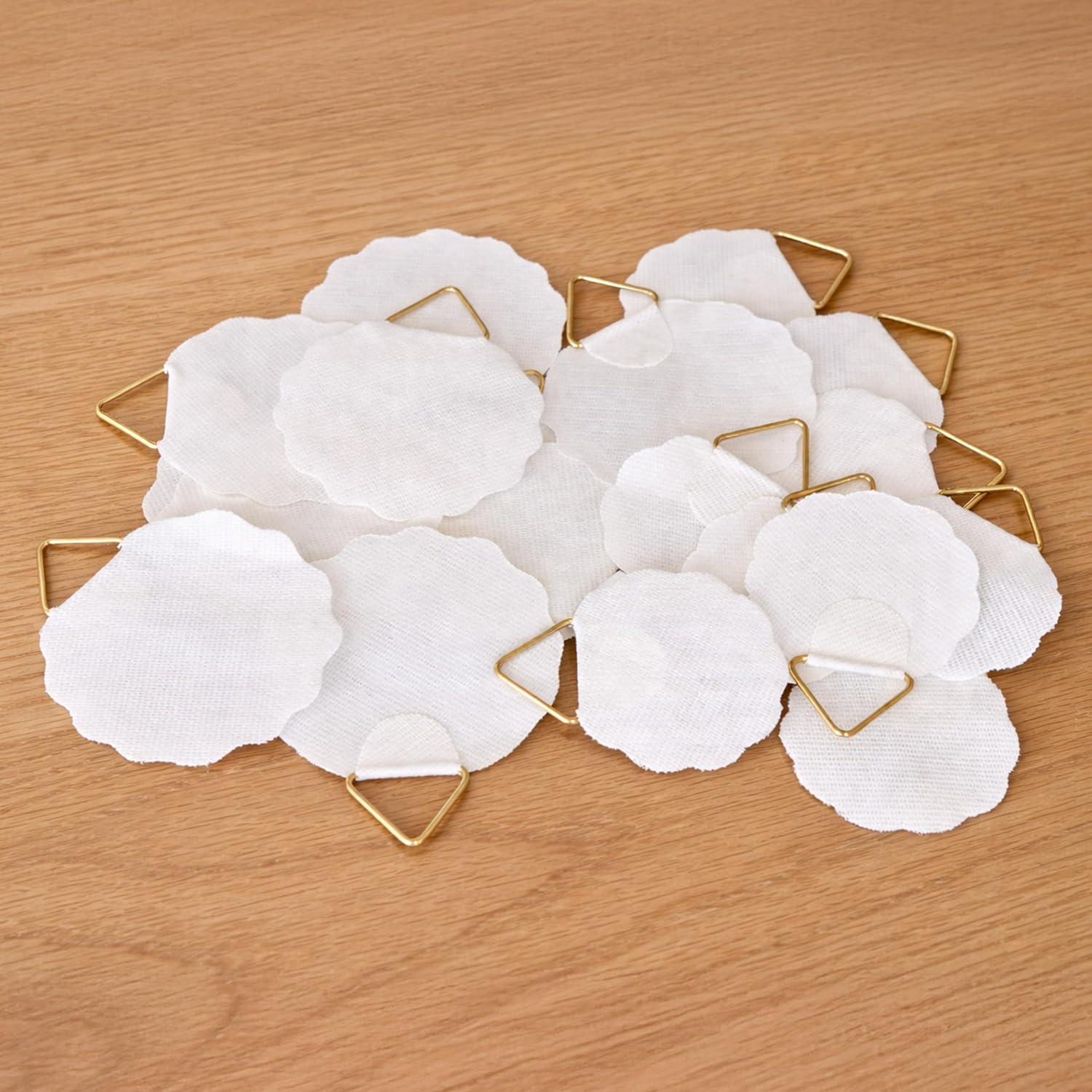 Thumbnail 5 de Ganci adesivi bianchi KLEBESHOP24 Ø45 mm – 100 pezzi, retro gommato per quadri e tele