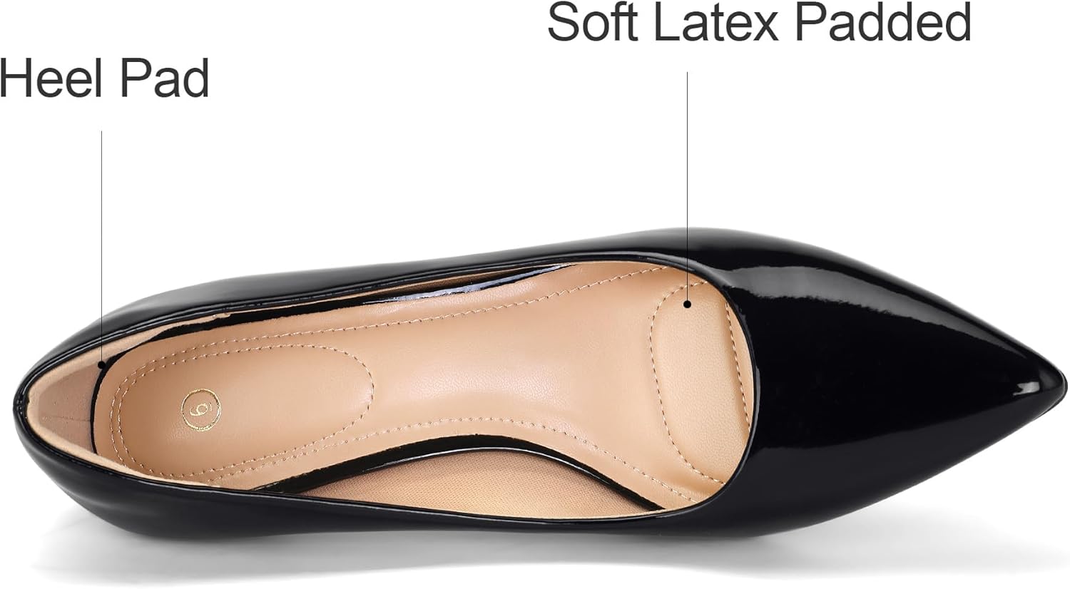 Thumbnail 2 de mysoft Kitten Heels for Women Low Heel Pumps (2 Inch) Closed Toe Wedding Dress Shoes