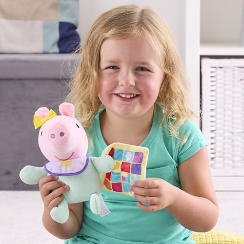 Detalle de Peppa Pig Baby Evie with Blanket Plush Toy