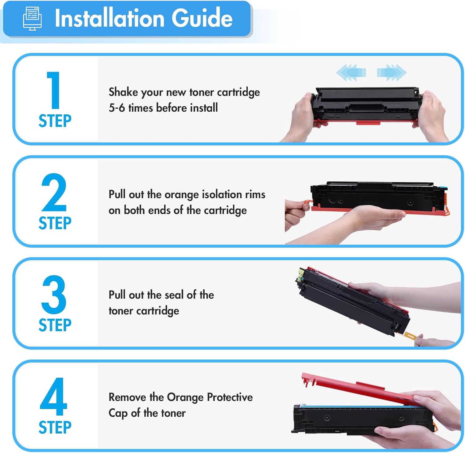 Thumbnail 4 de 414X Toner Cartridges 4 Pack High Yield 🖨️