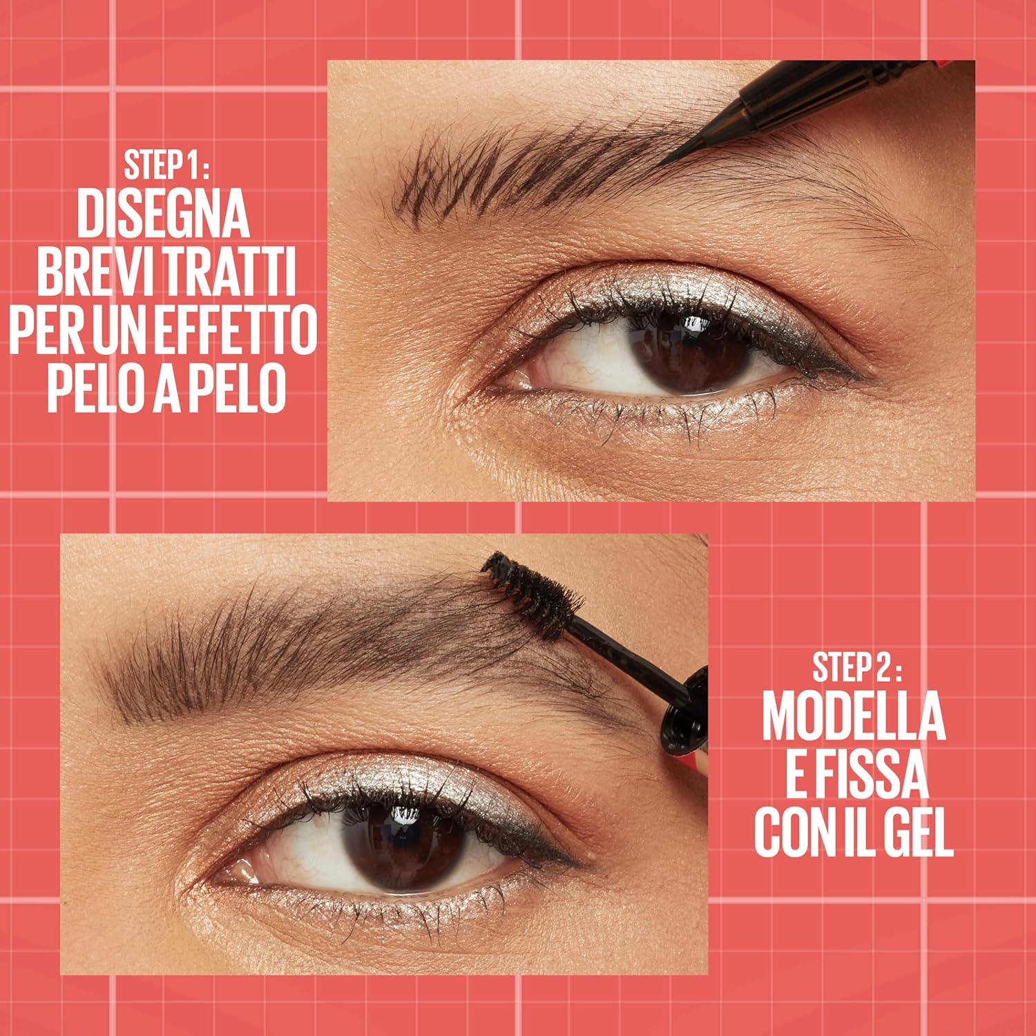Detalle 2 de Maybelline New York 2 in 1 Penna e Gel Sopracciglia – Ash Brown