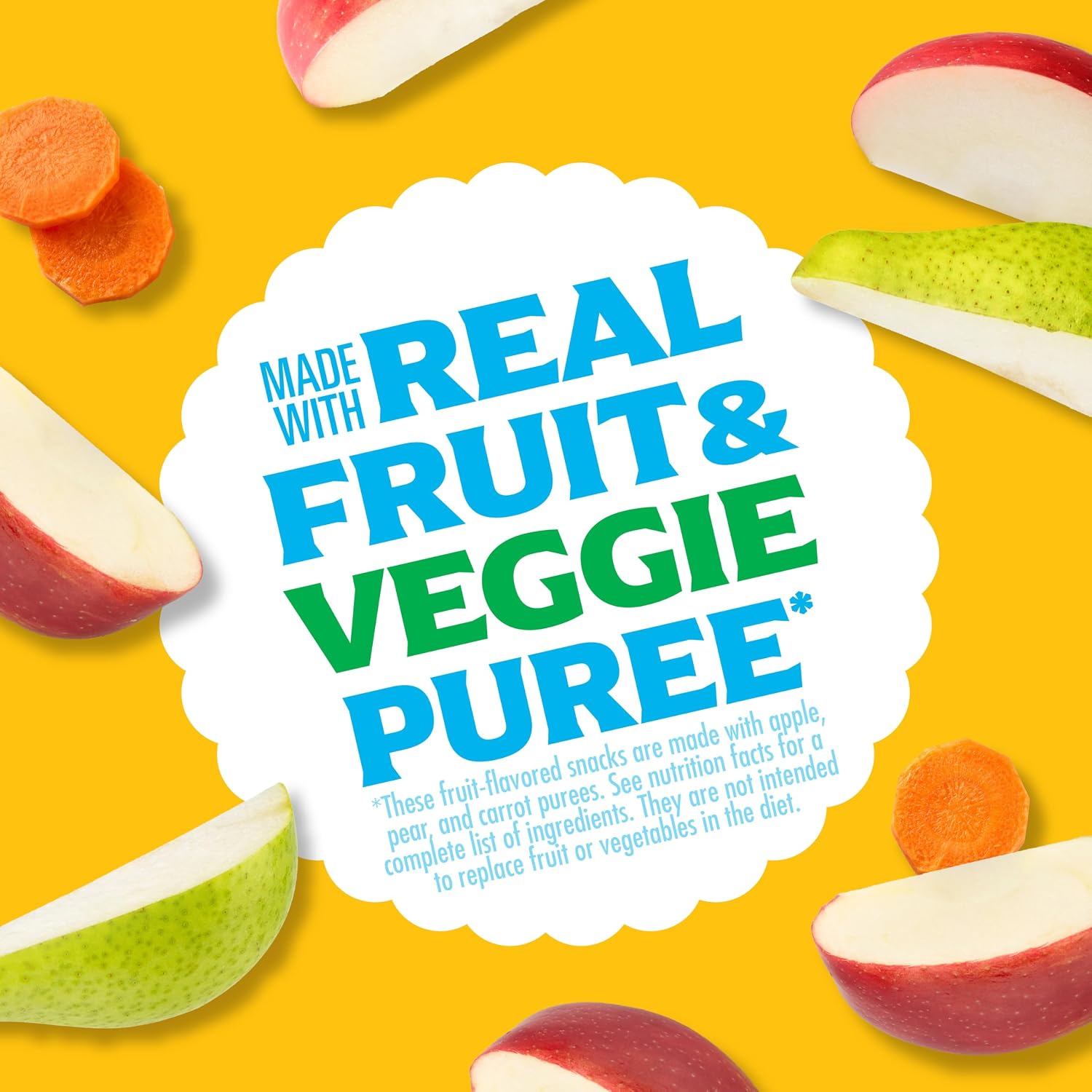 Detalle 2 de Mott's Assorted Fruit Flavored Snacks, 66 Count, Real Fruit & Veggie Puree