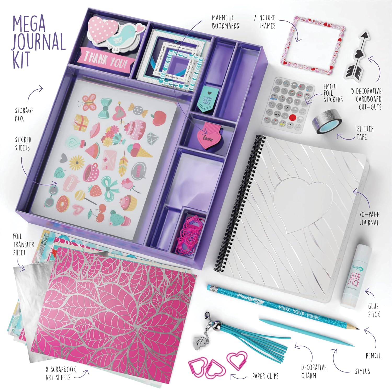 Thumbnail 2 de Pretty Me DIY Journal Kit 70-page 📓