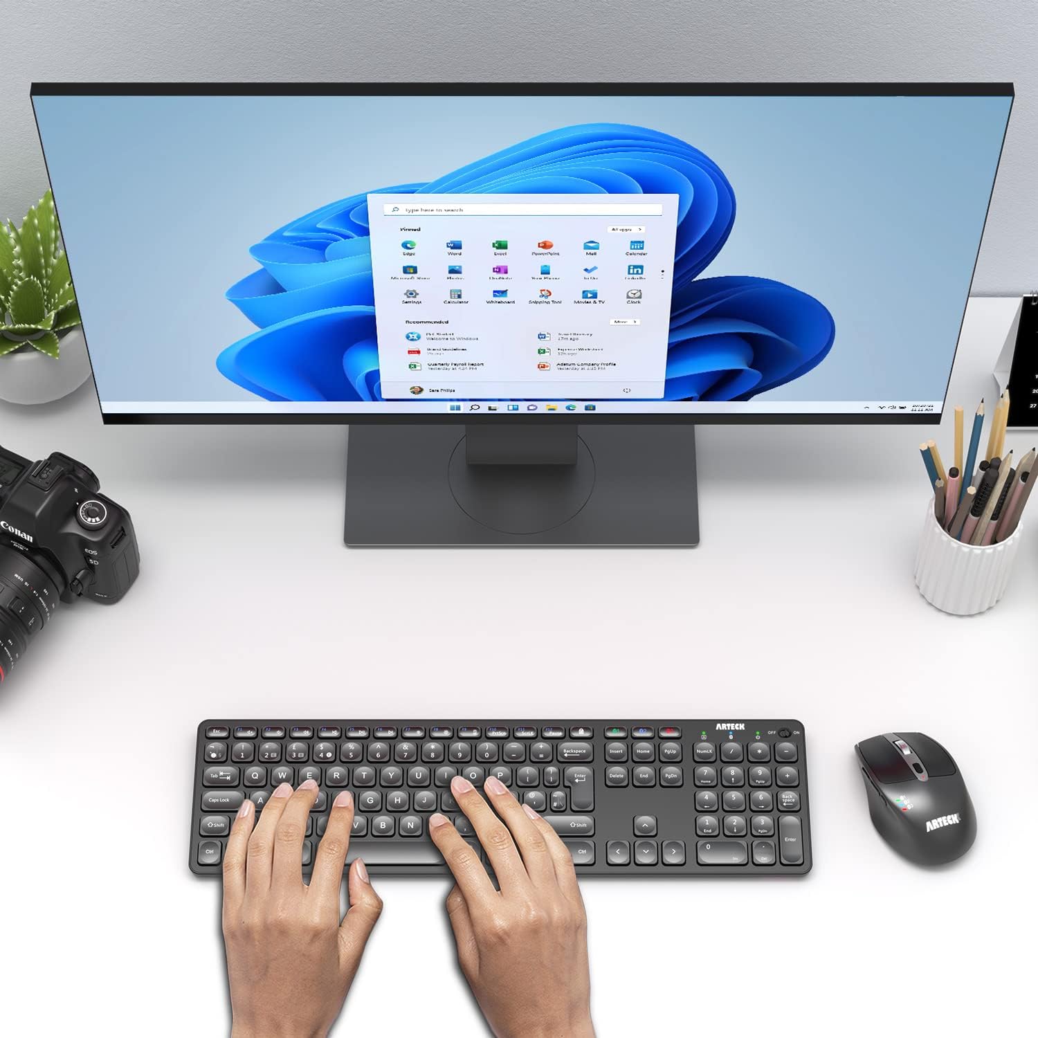 Thumbnail 6 de Arteck Universal Bluetooth Keyboard and Mouse set