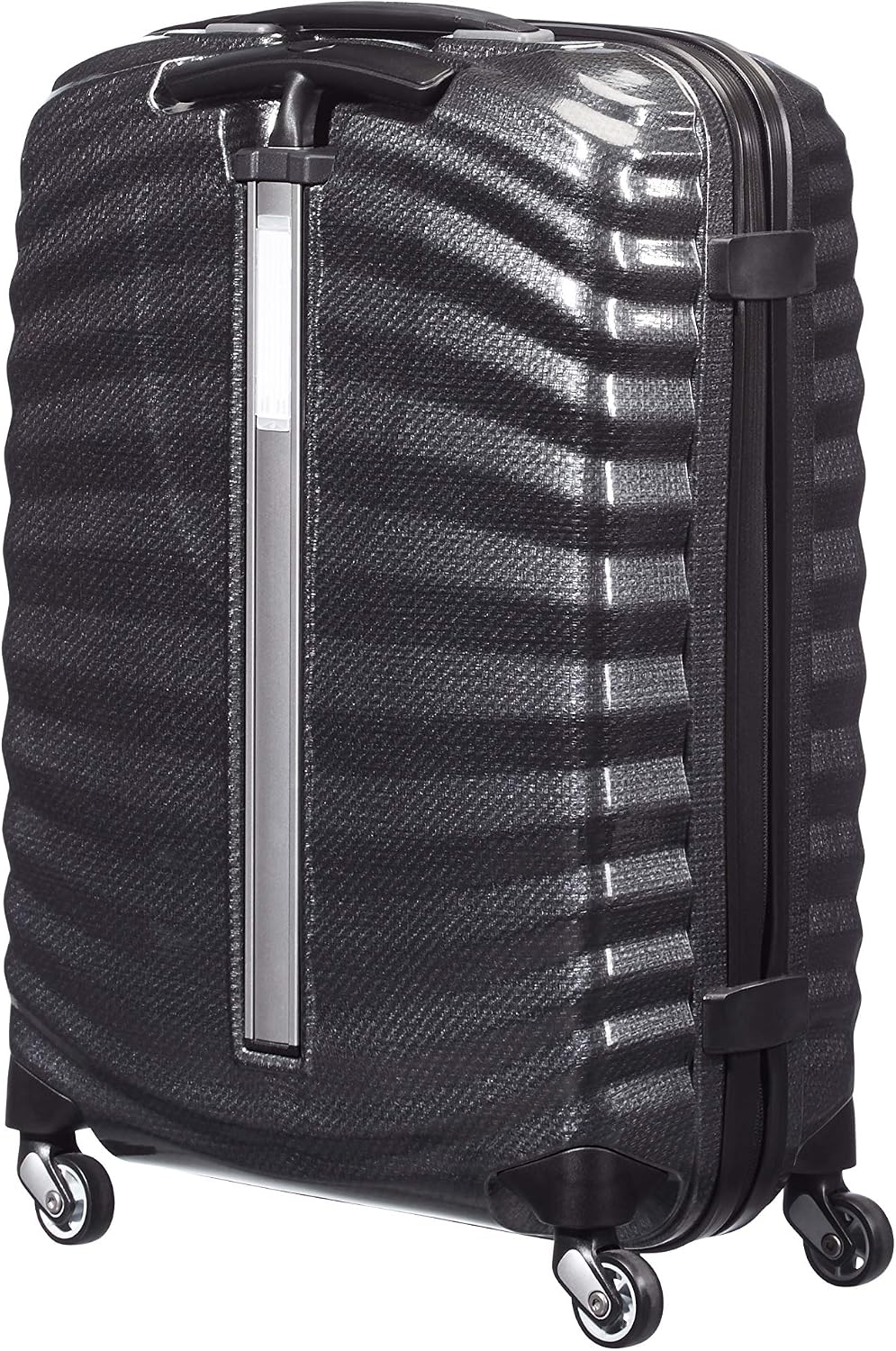 Detalle de Samsonite Lite-Shock walizka kabinowa Spinner 55 cm, Curv, 36 l, czarna