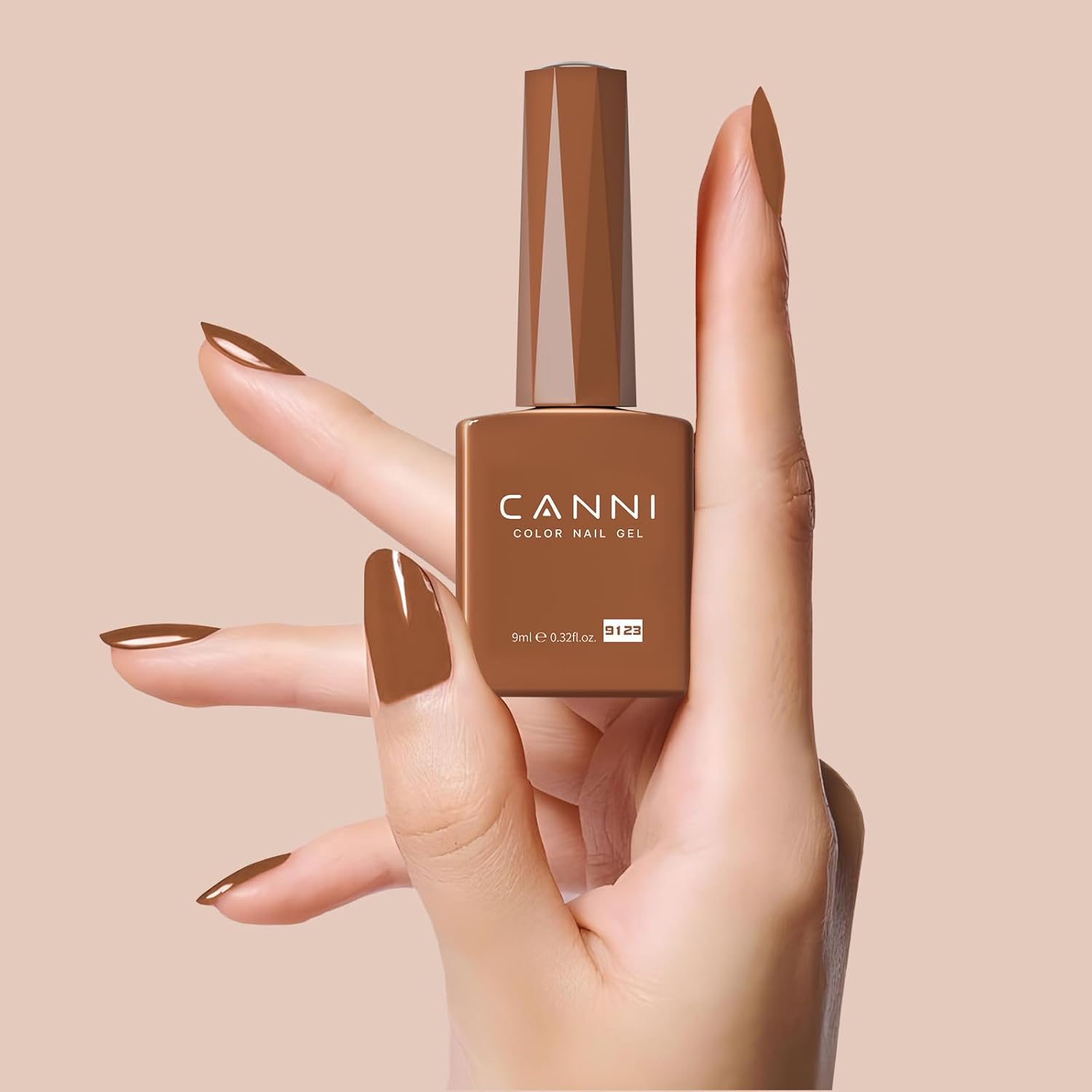 Detalle 2 de CANNI 6Pcs 9ml Hema-Free Nude Brown Fall Gel Nail Polish Set