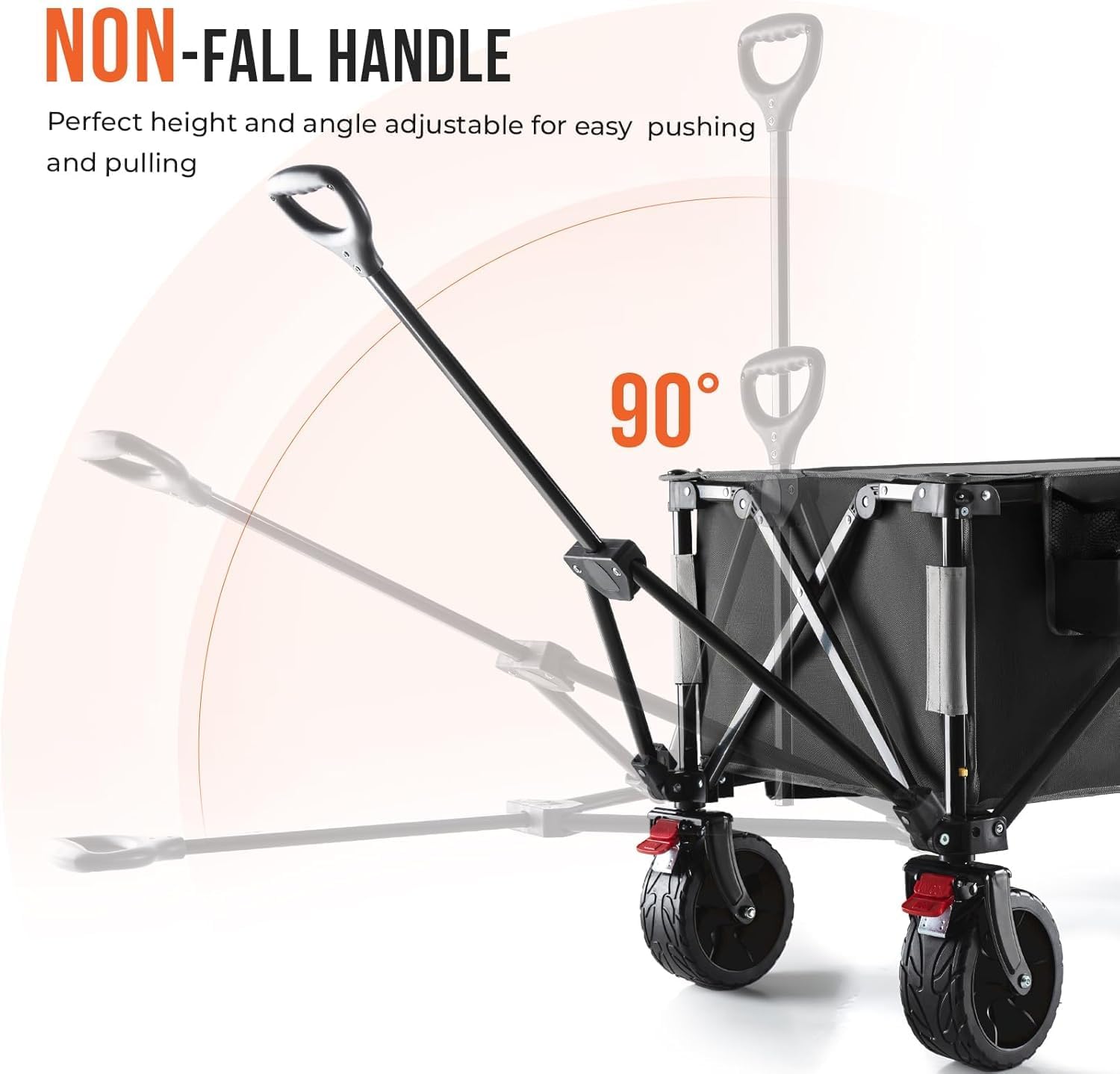 Detalle 1 de Overmont heavy duty folding trolley 150kg