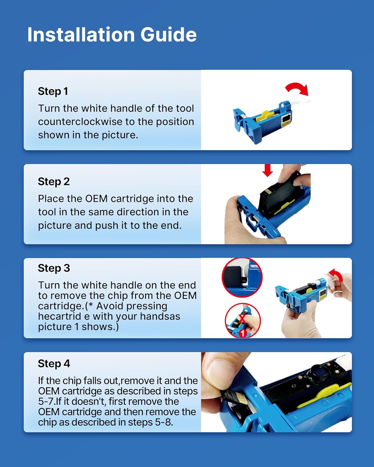 Thumbnail 4 de 924 Ink Cartridges Replacement for HP 924 (Without Chip) — 4 Pack by Washope