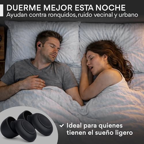 Thumbnail 1 de Senner Sleep Tapones para Dormir de Lado con 4 Tallas y Estuche – Silicona Suave, Reducción de Ruido y EN 352-2