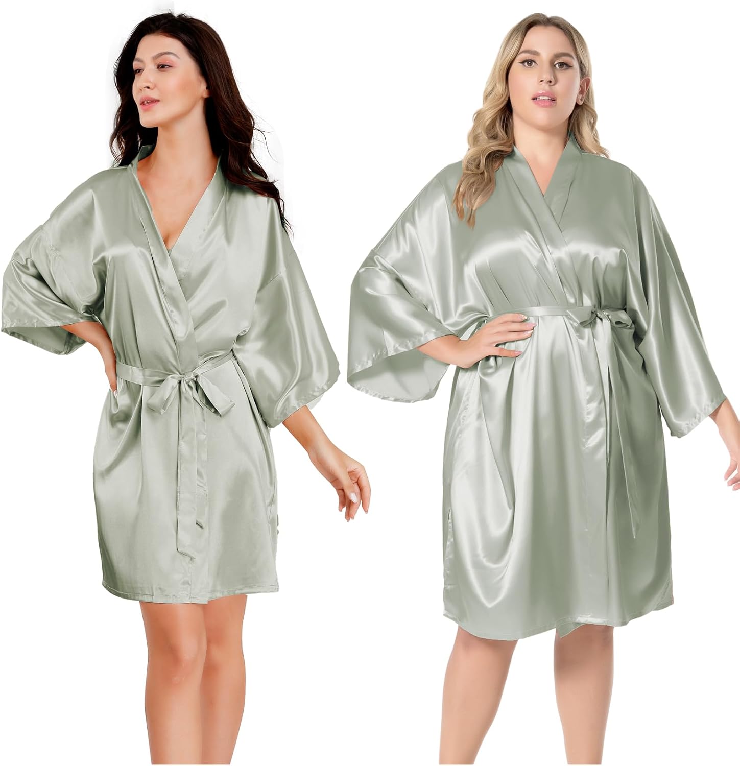 Thumbnail 6 de EPLAZA Satin Robe, Polyester