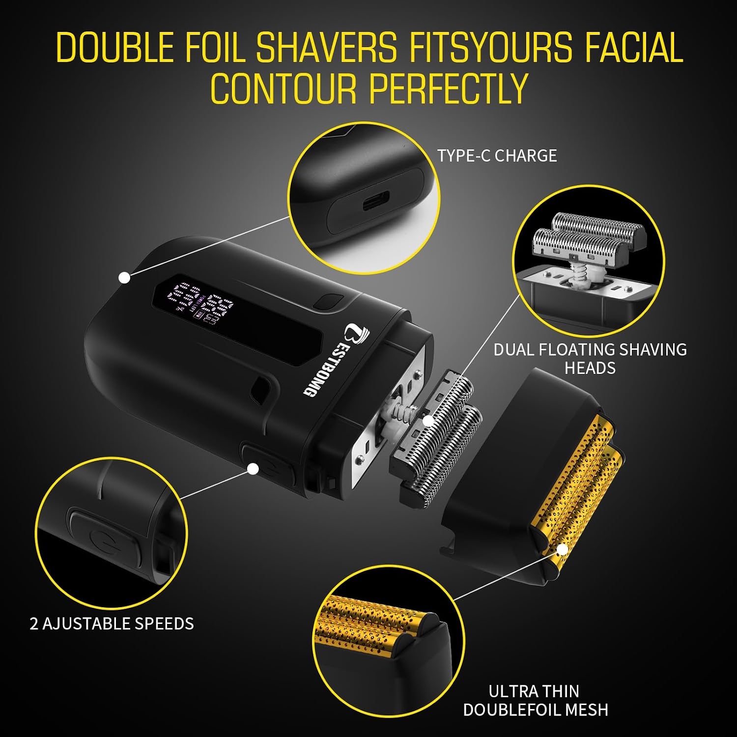 Thumbnail 6 de Hair Clippers for Men 808A-Black